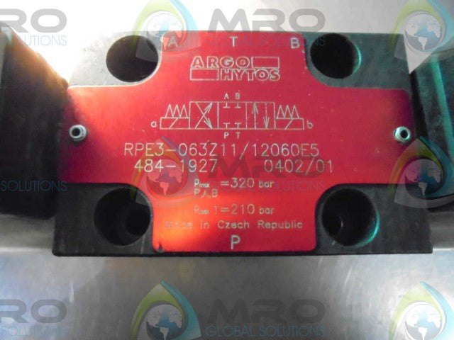 ARGO HYTOS RPE3-063211/12060E5 *NEW NO BOX*