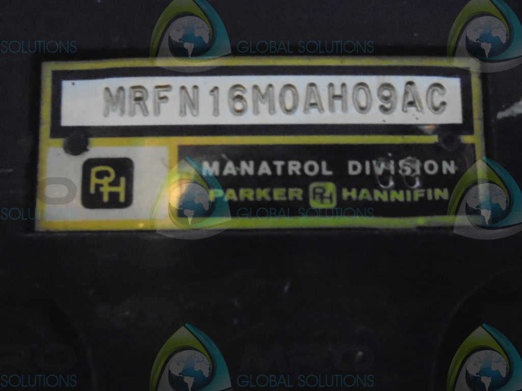PARKER HANNEFIN MRFN16M0AH 09 AC VALVE *NEW NO BOX*