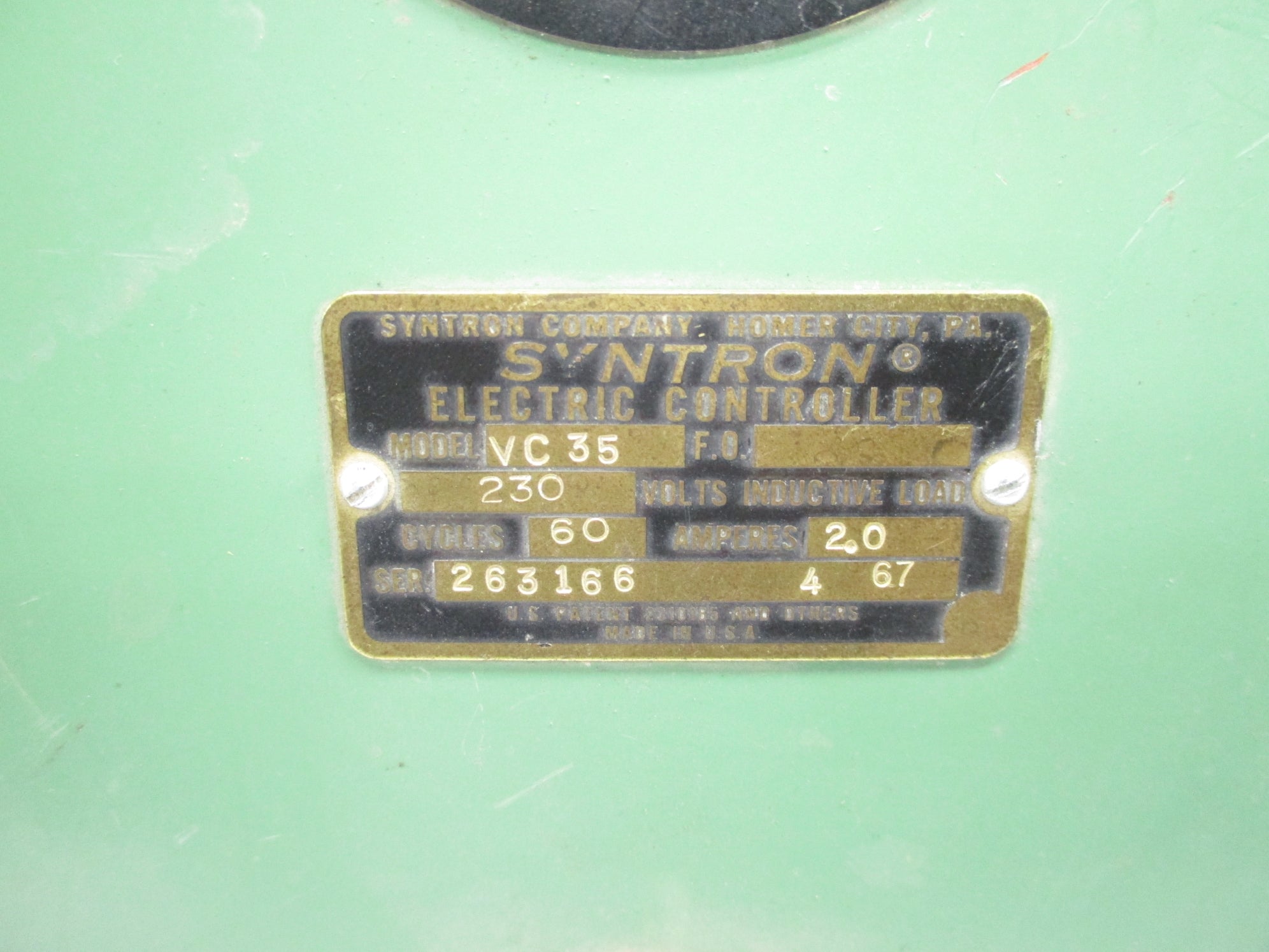 SYNTRON VC35 (AS PICTURED) NSNP