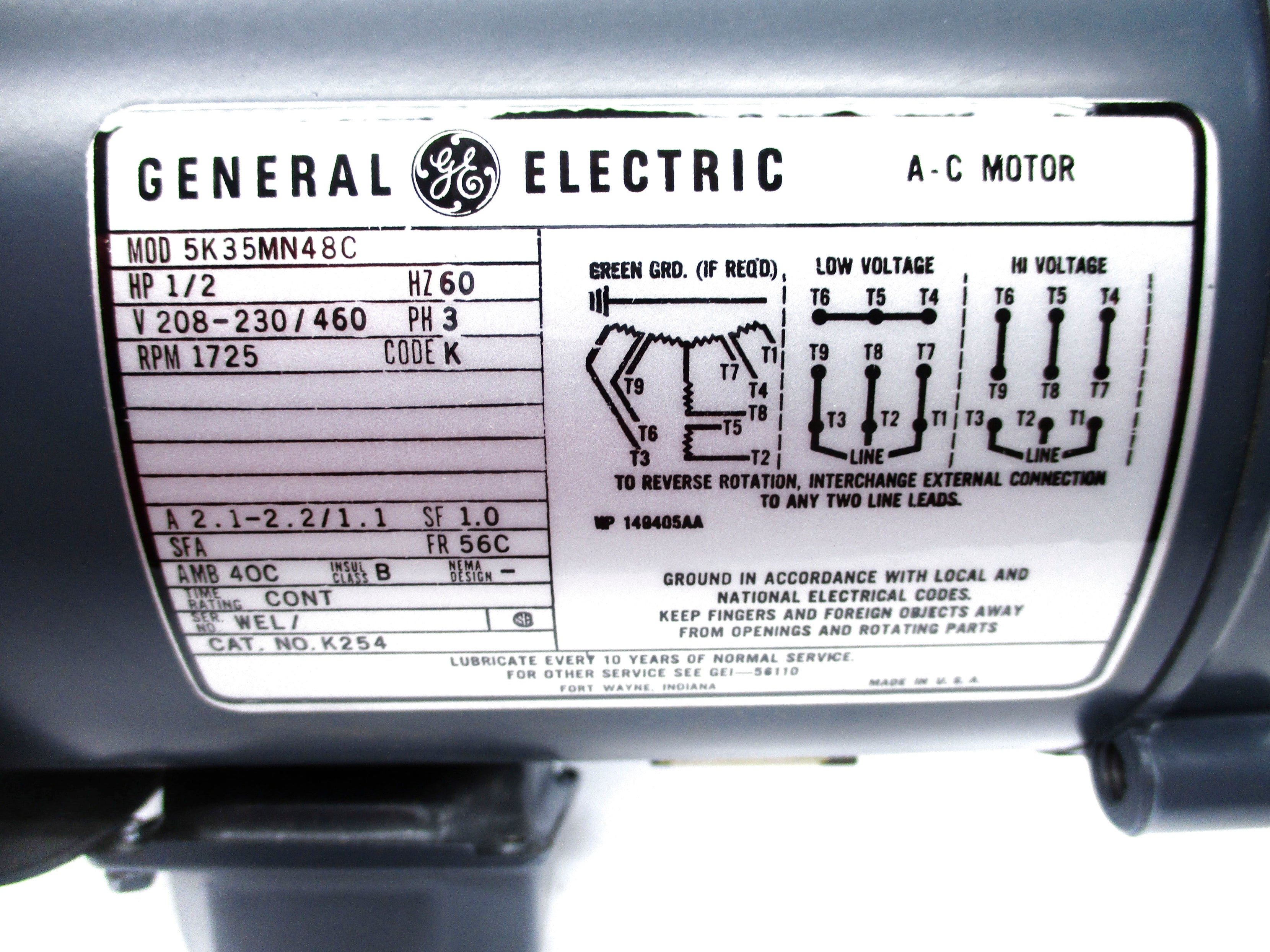 GENERAL ELECTRIC 5K35MN48C NSNP