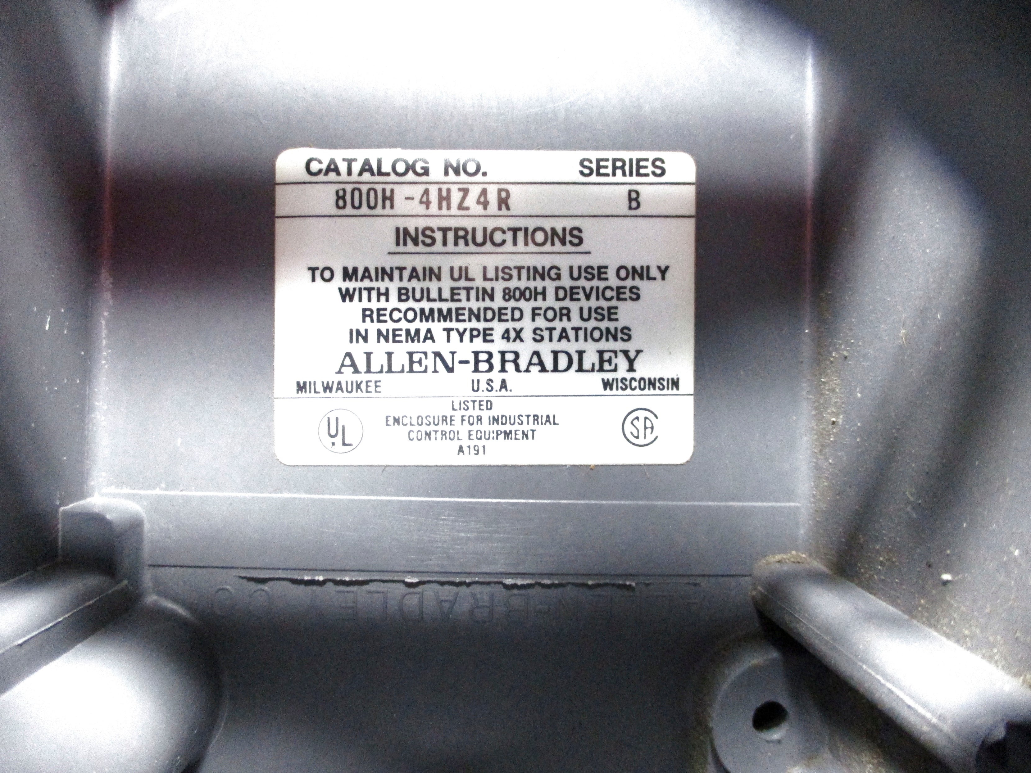 INDUSTRIAL SPARE PART 800H-4HZ4R SER. B NSNP