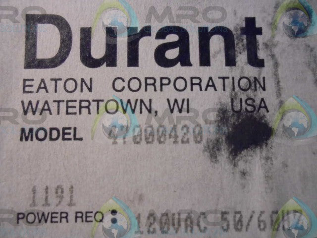 DURANT 47000420 RATE METER *USED*