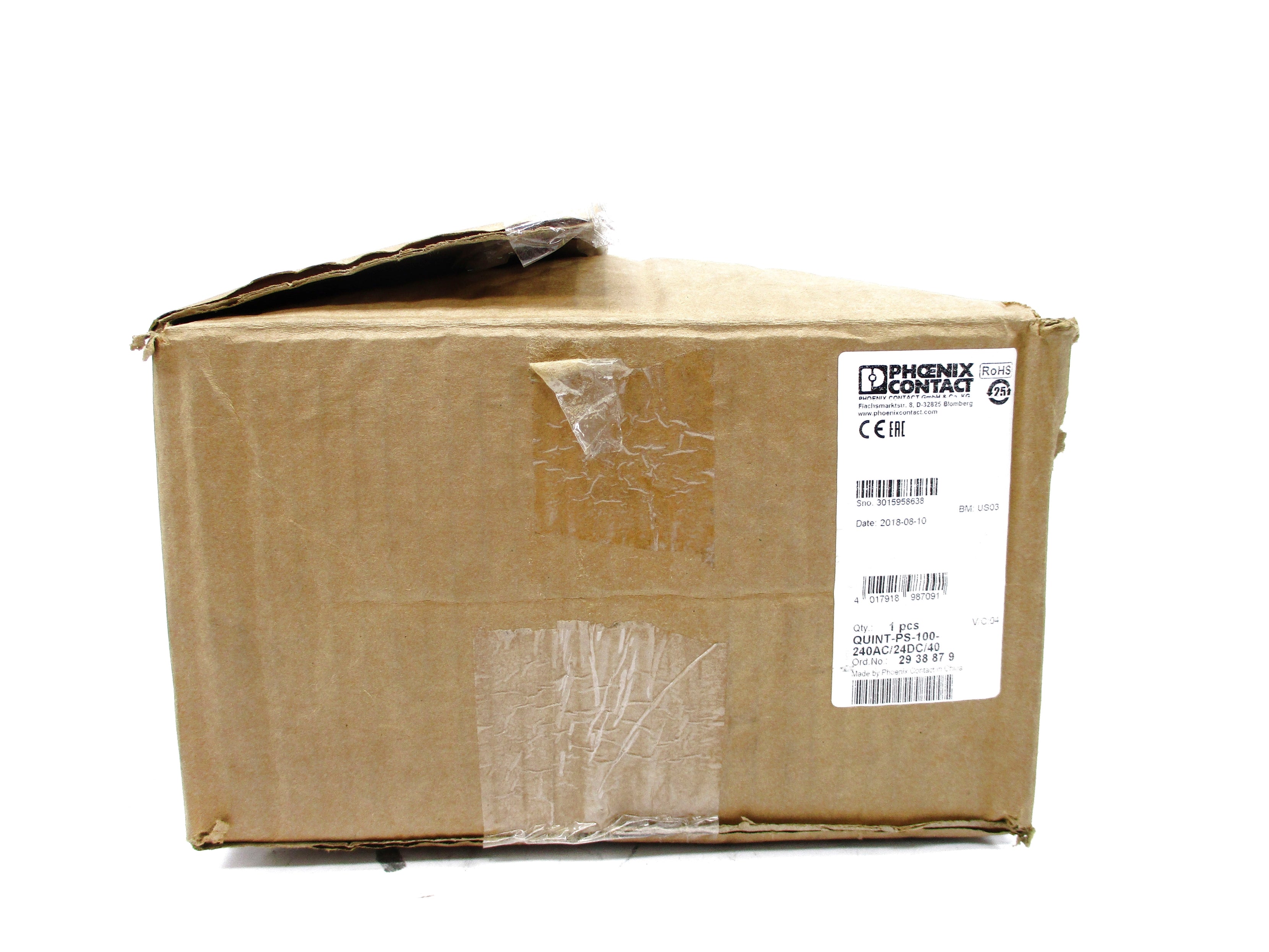 PHOENIX CONTACT QUINT-PS-100-240AC/24DC/40 NSMP
