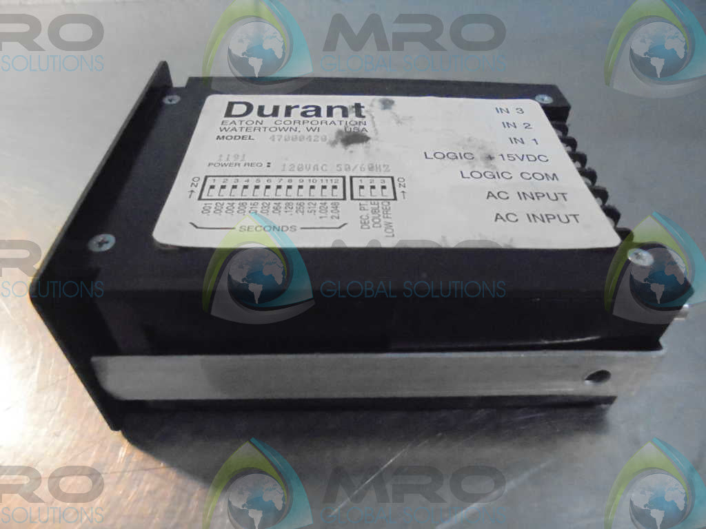 DURANT 47000420 RATE METER *USED*
