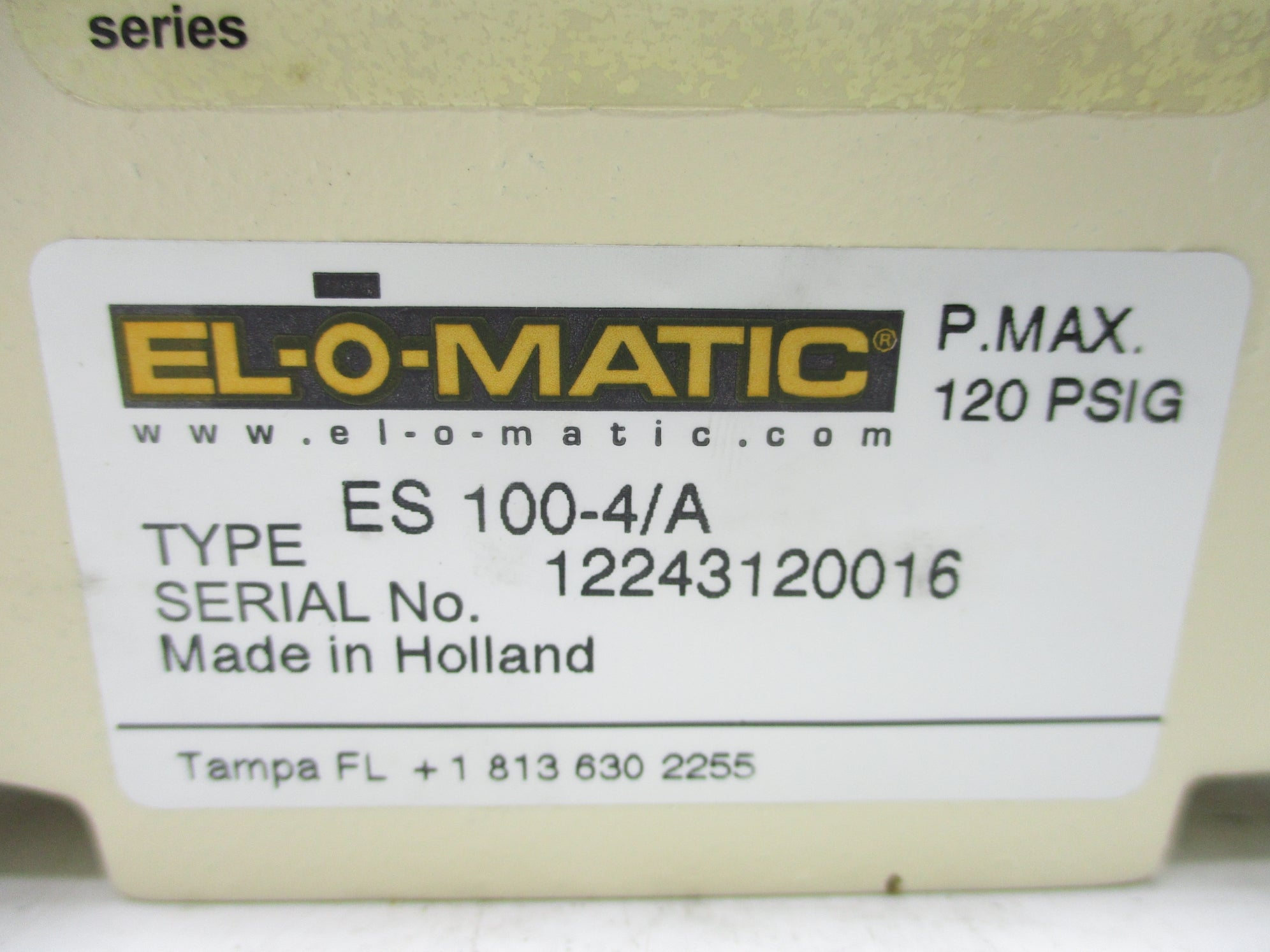 EL-O-MATIC ES100-4/A NSNP