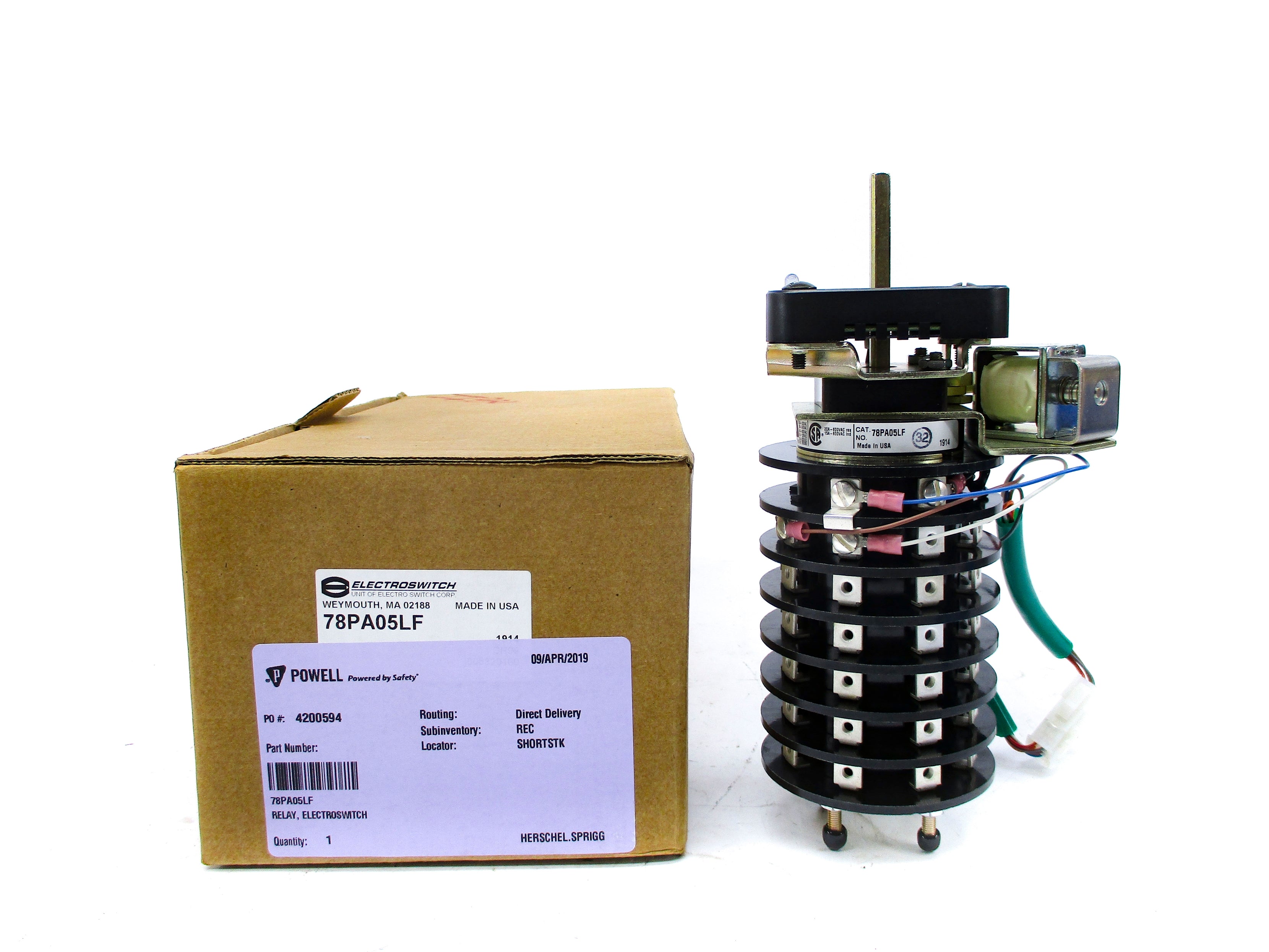 ELECTROSWITCH 78PA05LF NSMP