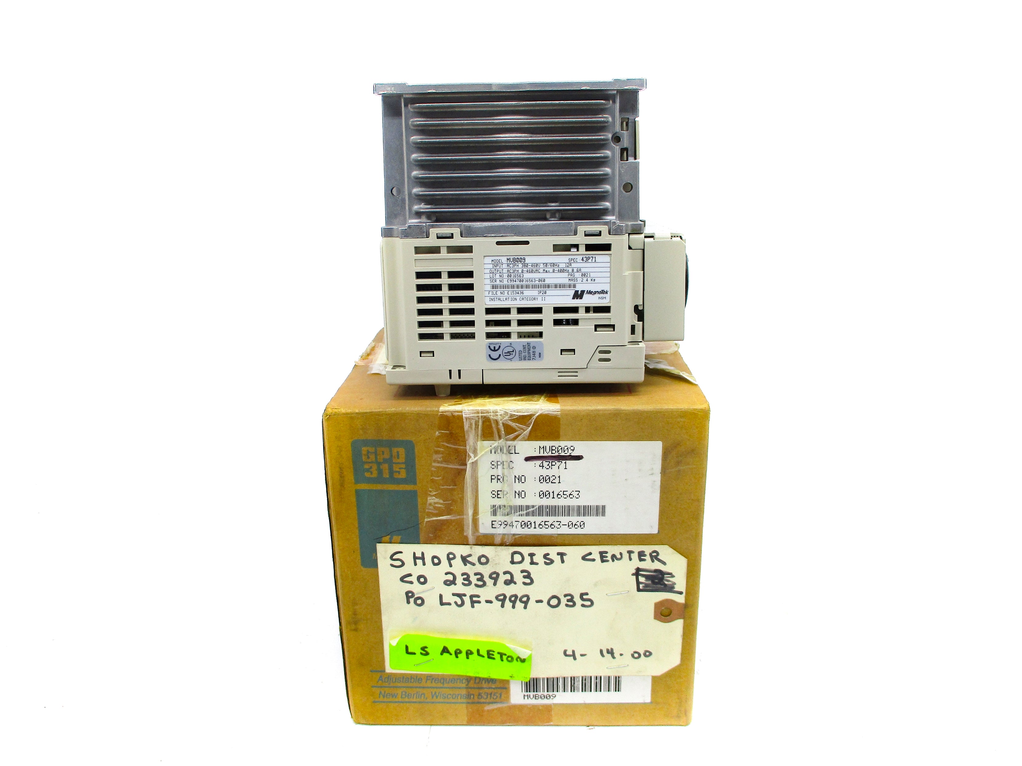 MAGNETEK MVB009 NSMP