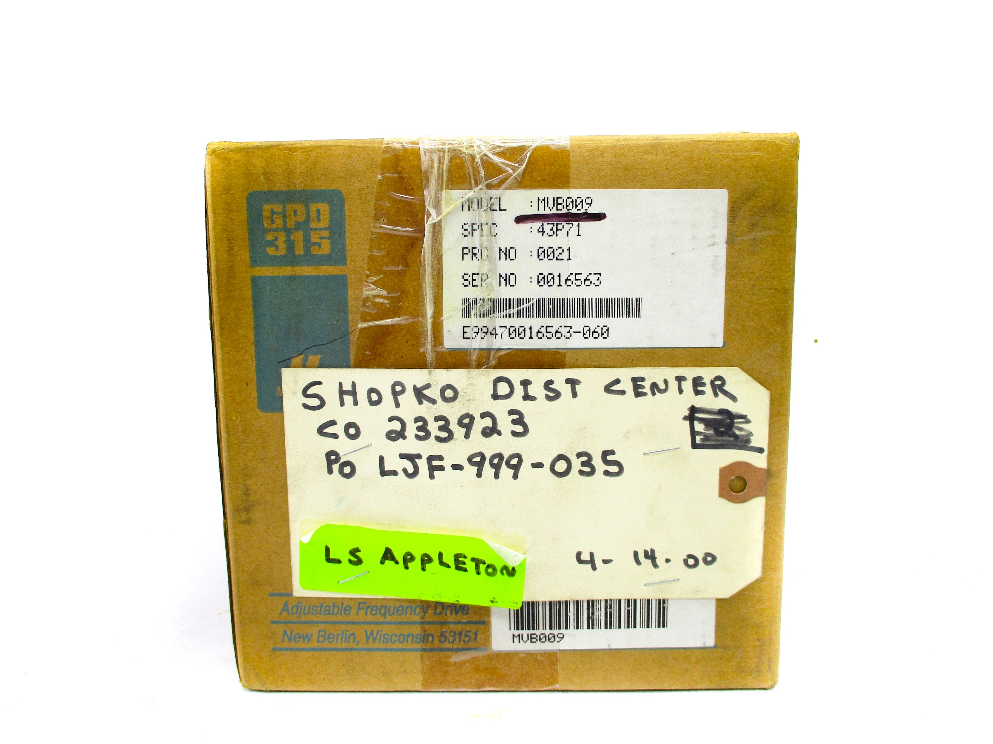 MAGNETEK MVB009 NSMP