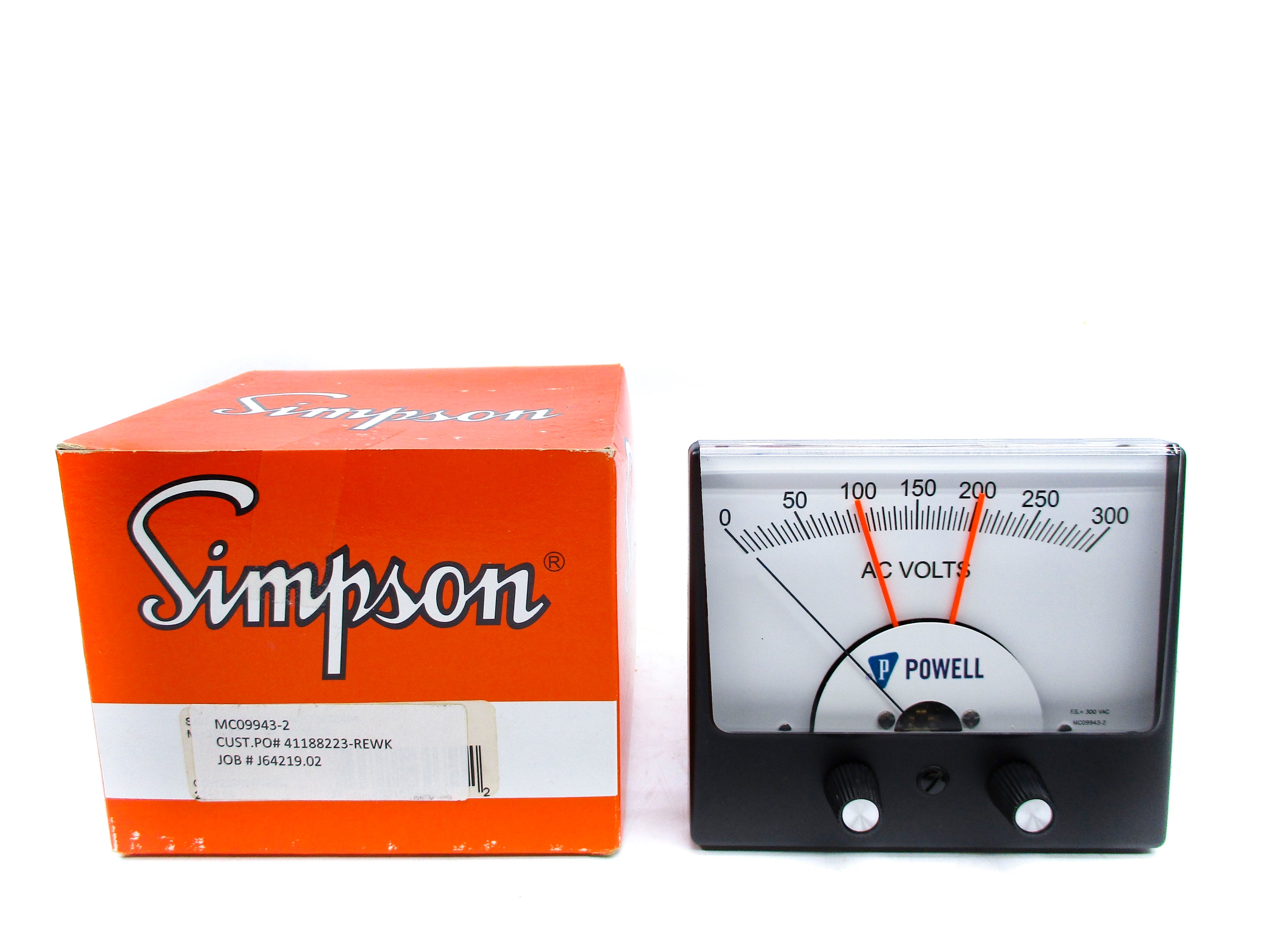 SIMPSON MC09943-2 0-300VAC NSMP