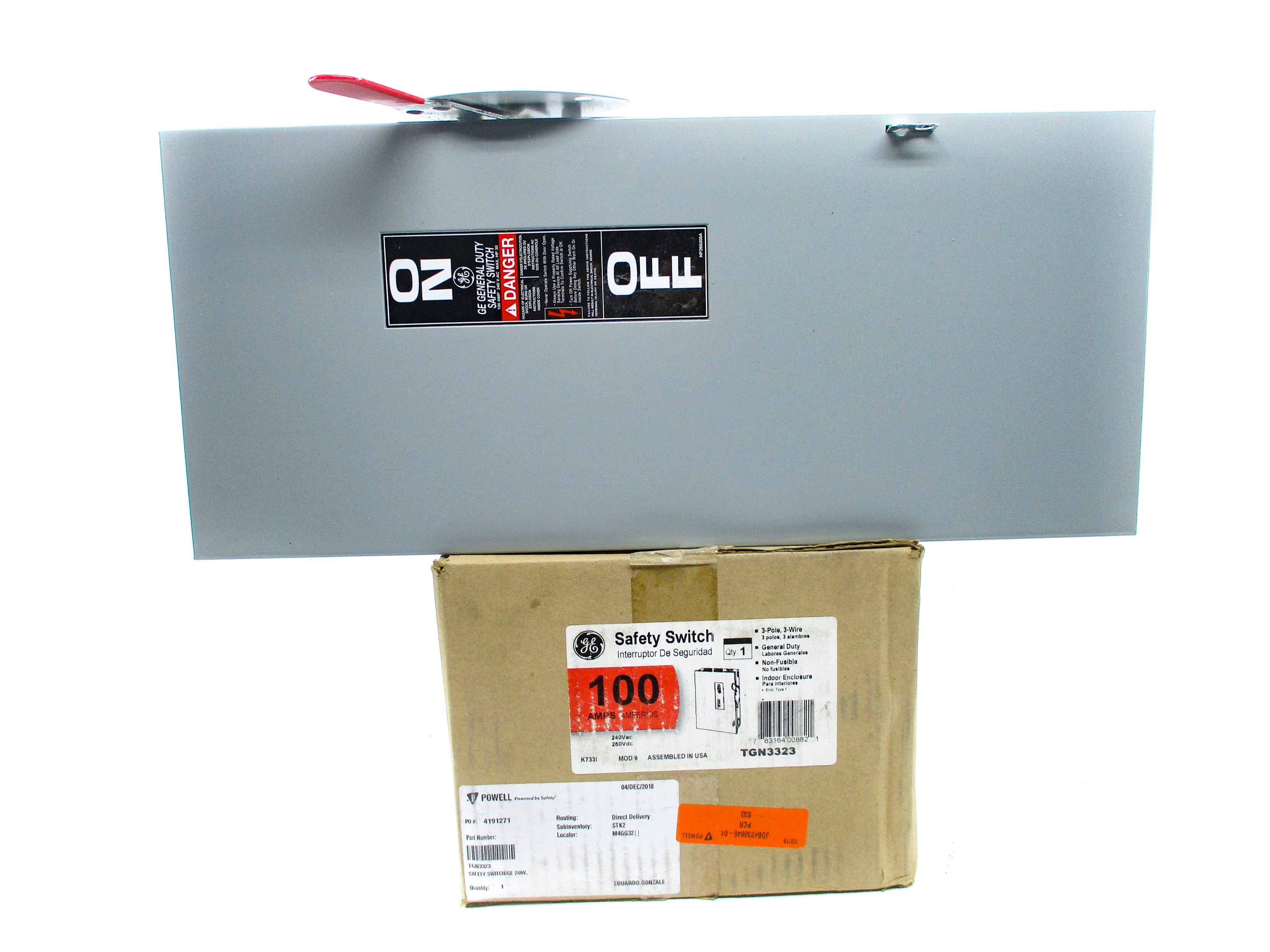 GENERAL ELECTRIC TGN3323 NSMP