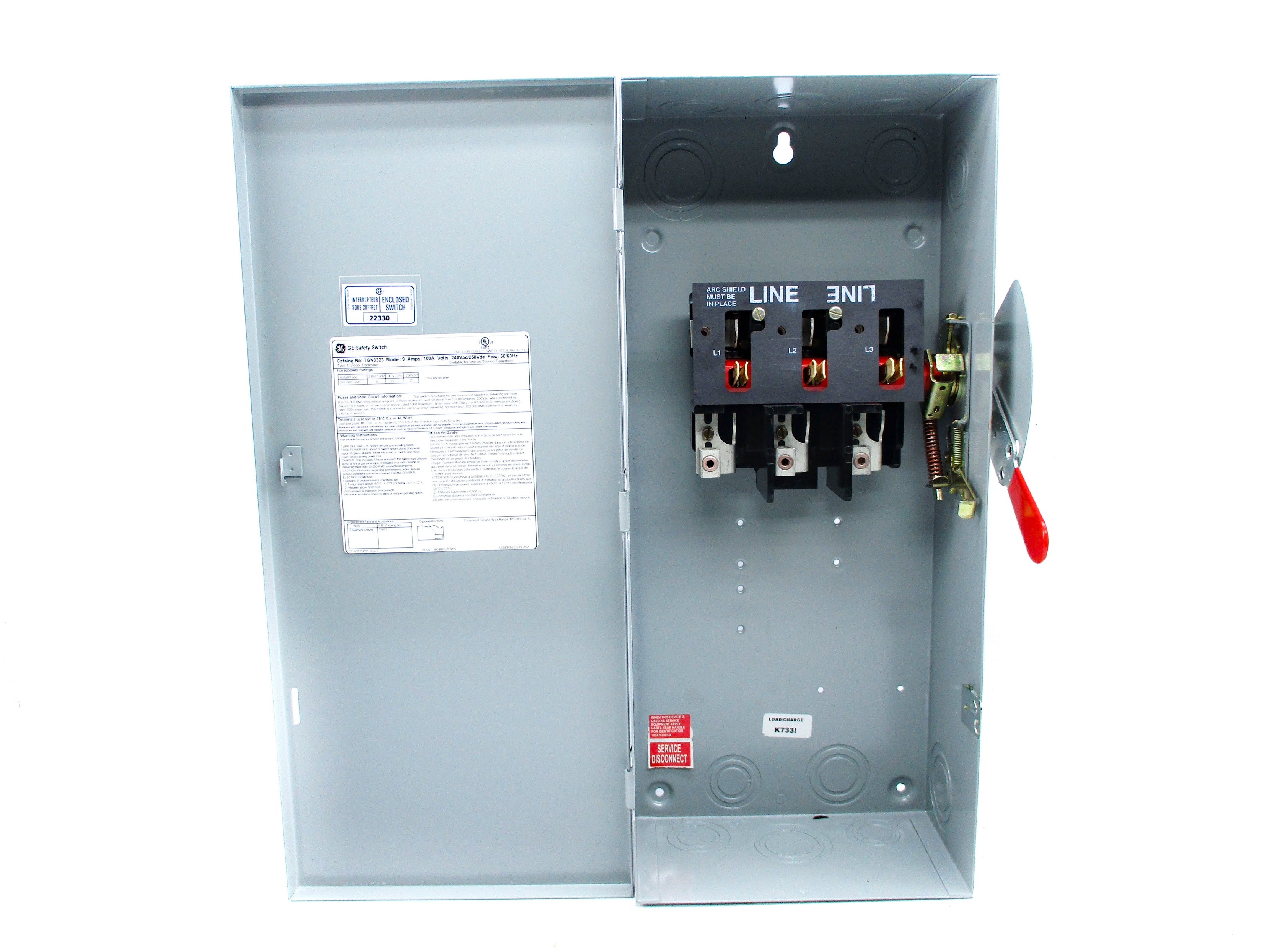GENERAL ELECTRIC TGN3323 NSMP