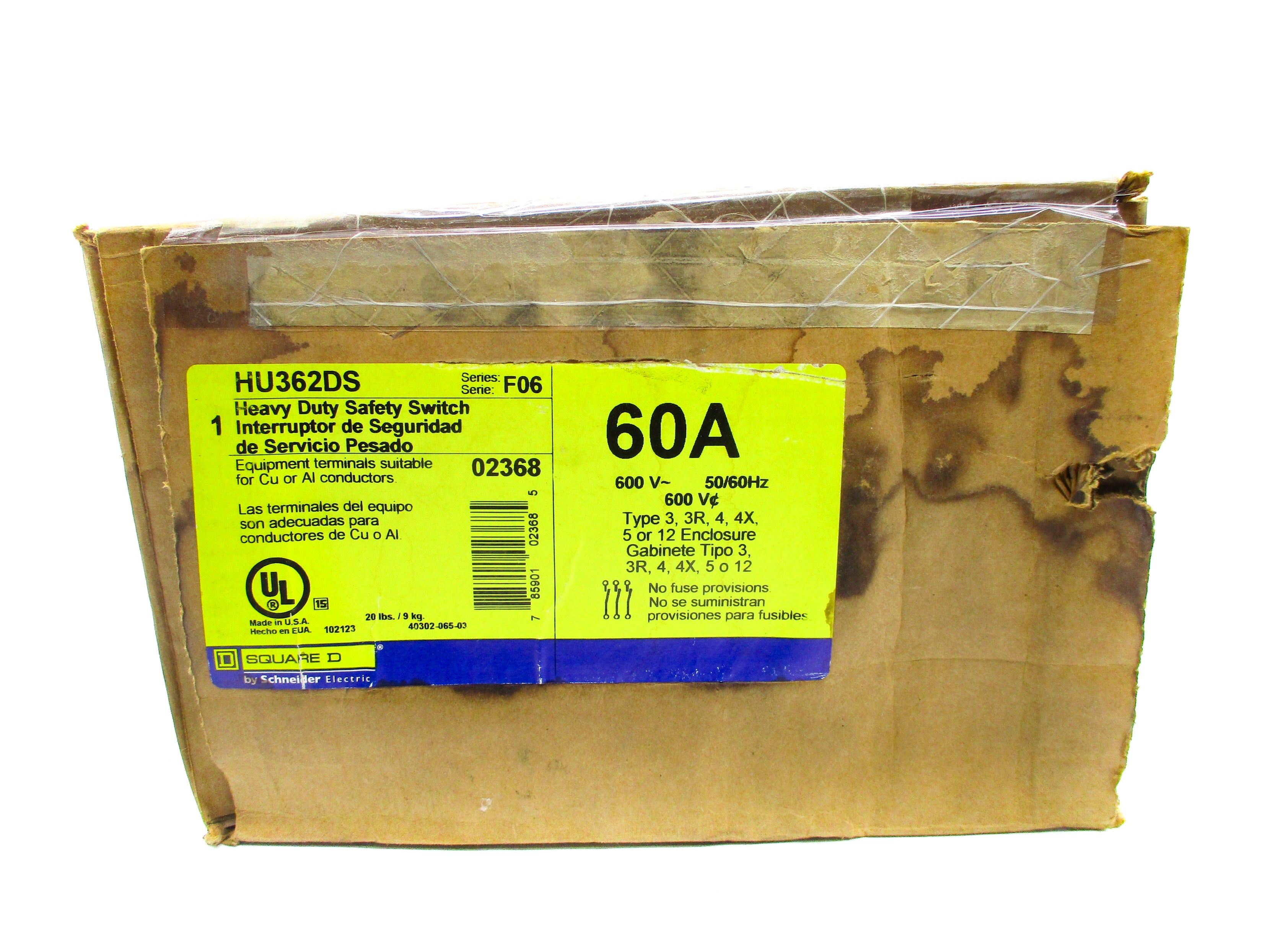 SQUARE D HU362DS SER. F06 NSMP
