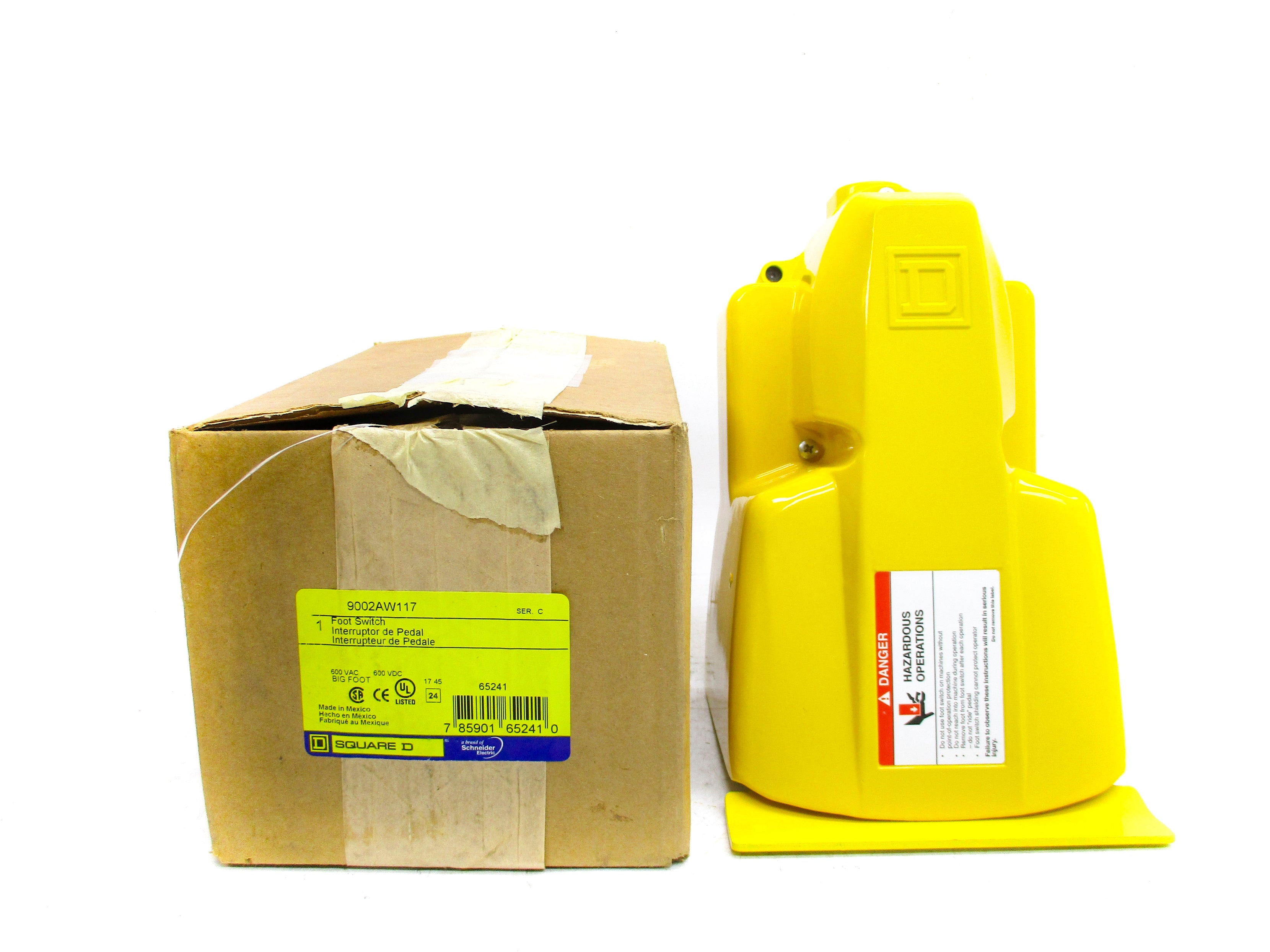 SQUARE D 9002AW117 SER. C 600VAC/DC NSMP