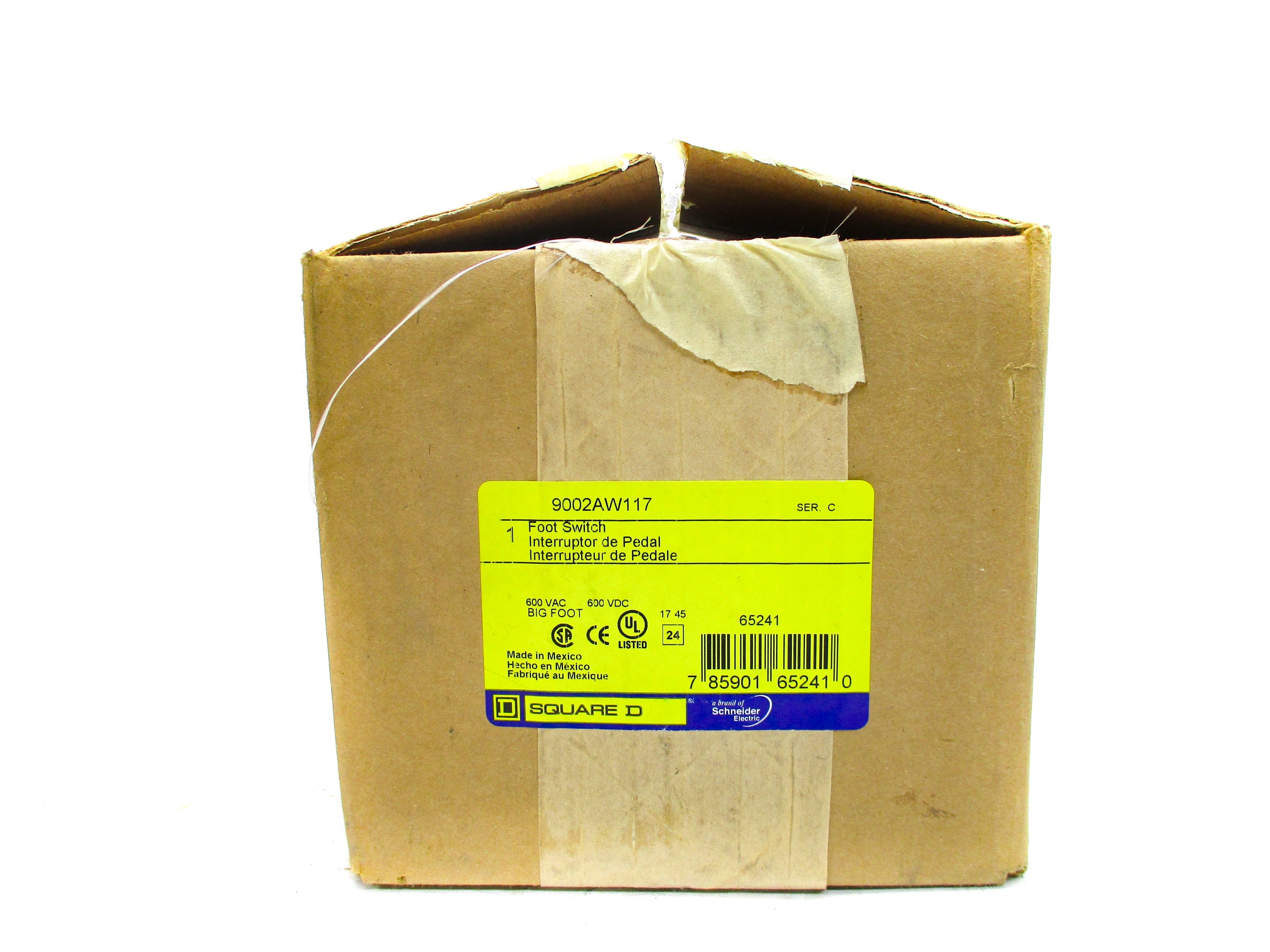 SQUARE D 9002AW117 SER. C 600VAC/DC NSMP