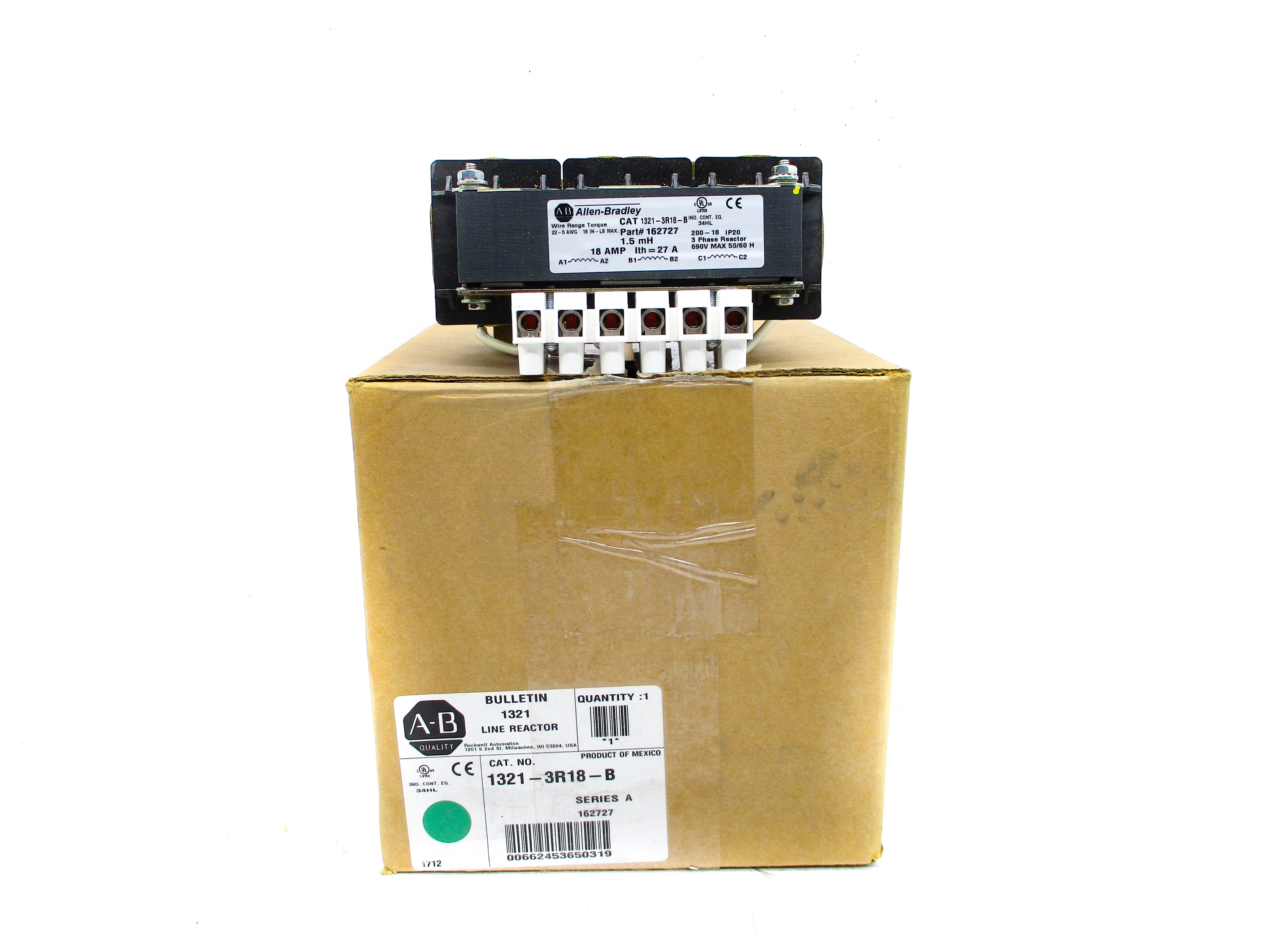 ALLEN BRADLEY 1321-3R18-B SER. B NSMP