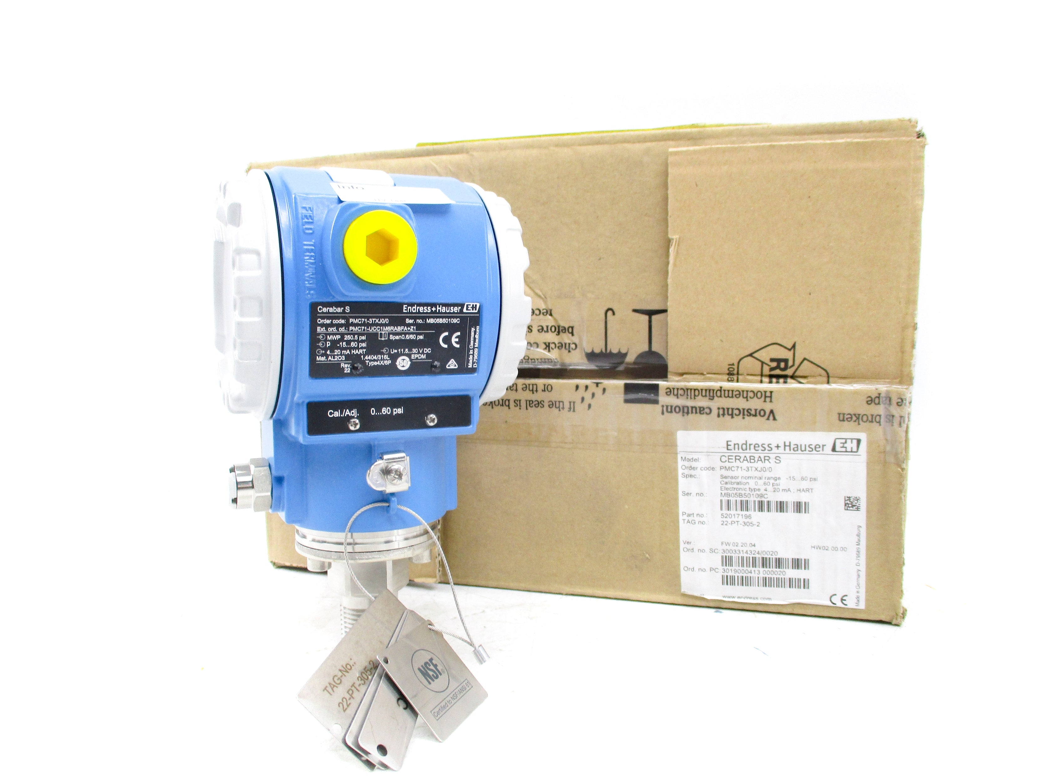 ENDRESS+HAUSER PMC71-3TXJ0/0 NSMP