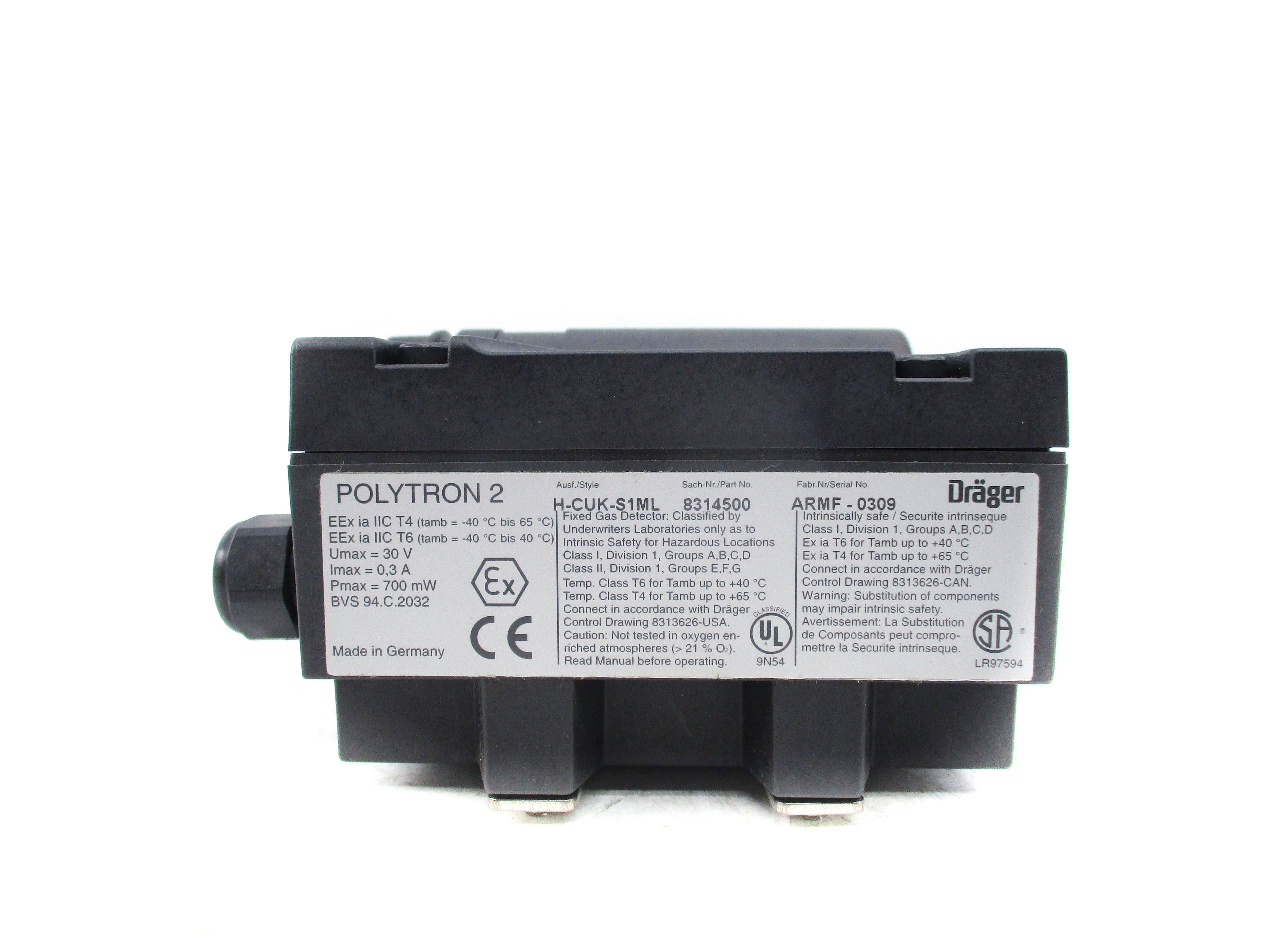 DRAGER 8314500 NSNP