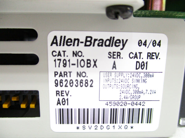ALLEN BRADLEY 1791-IOBX SER. A NSNP