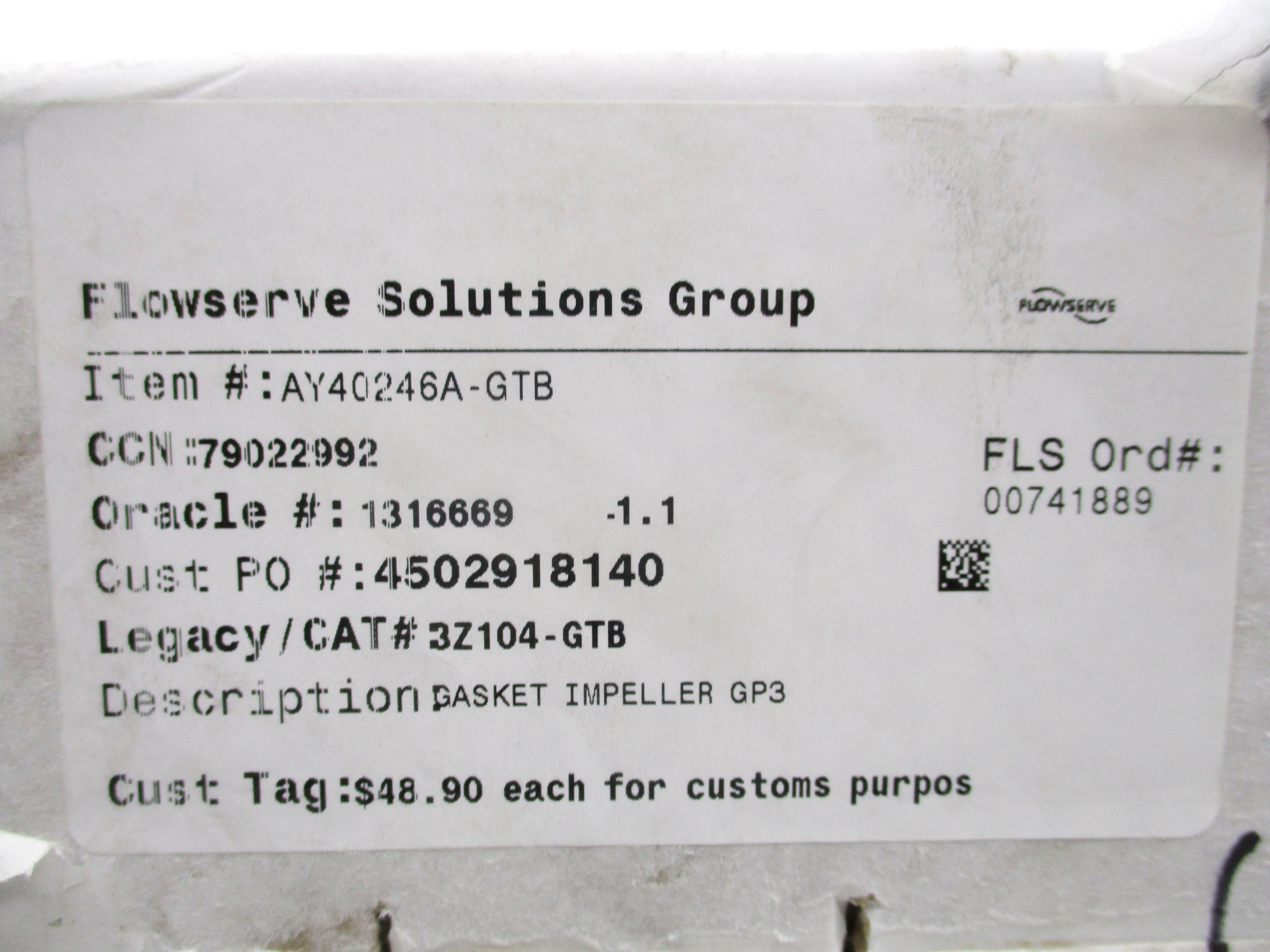 FLOWSERVE AY40246A-GTB NSFS