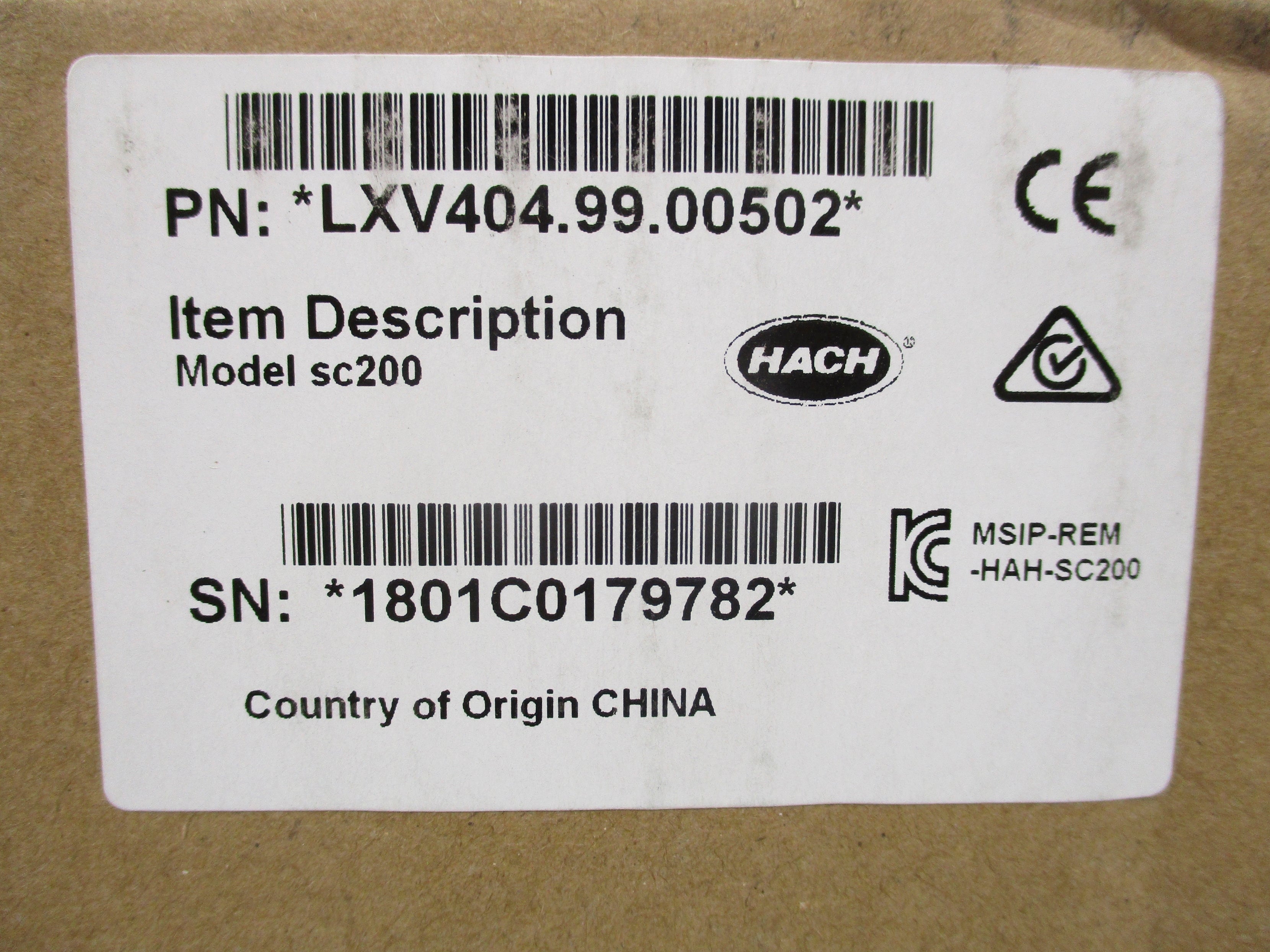 HACH LXV404.99.00502 NSFS