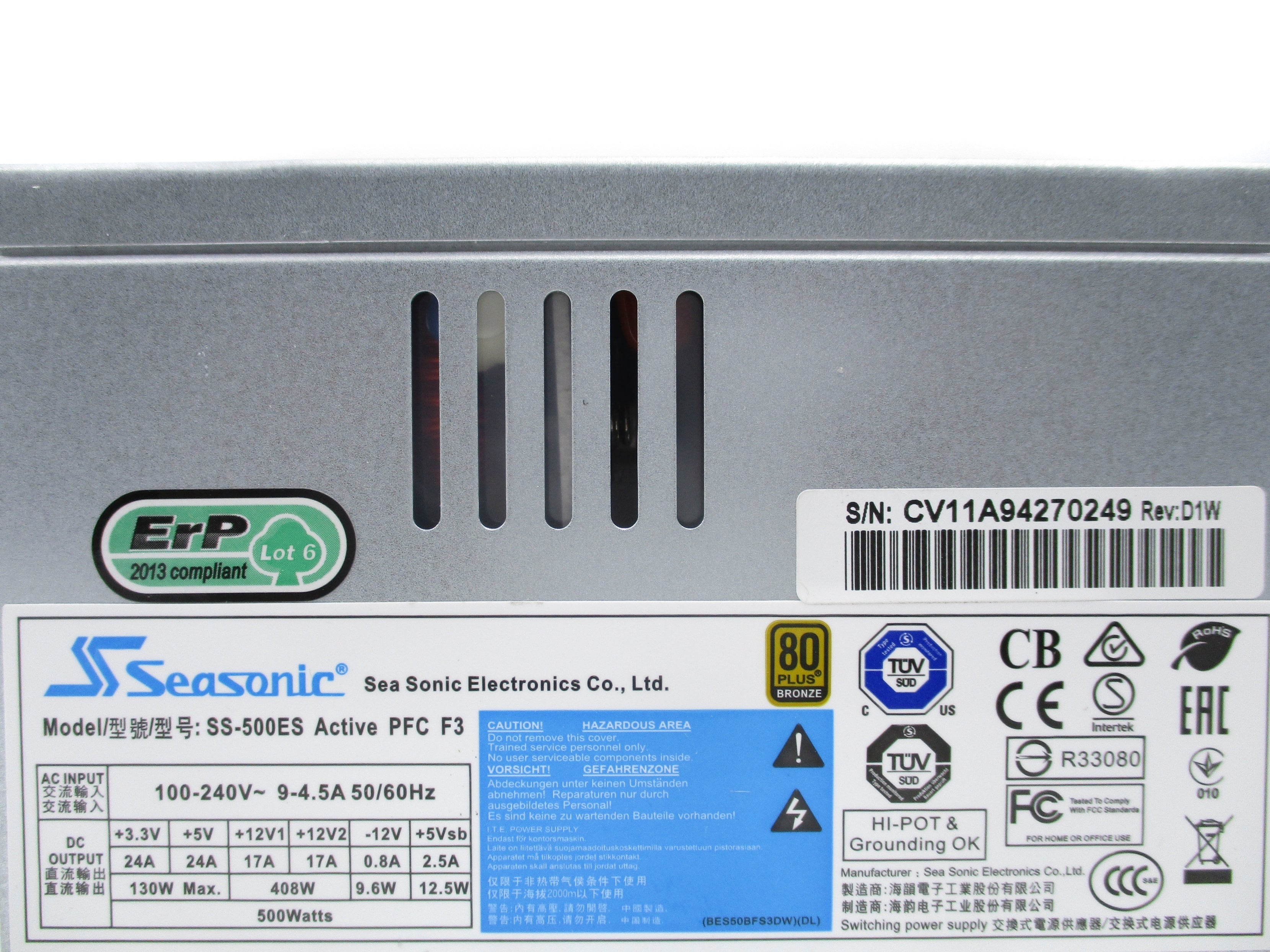 SEASONIC SS-500ES NSNP