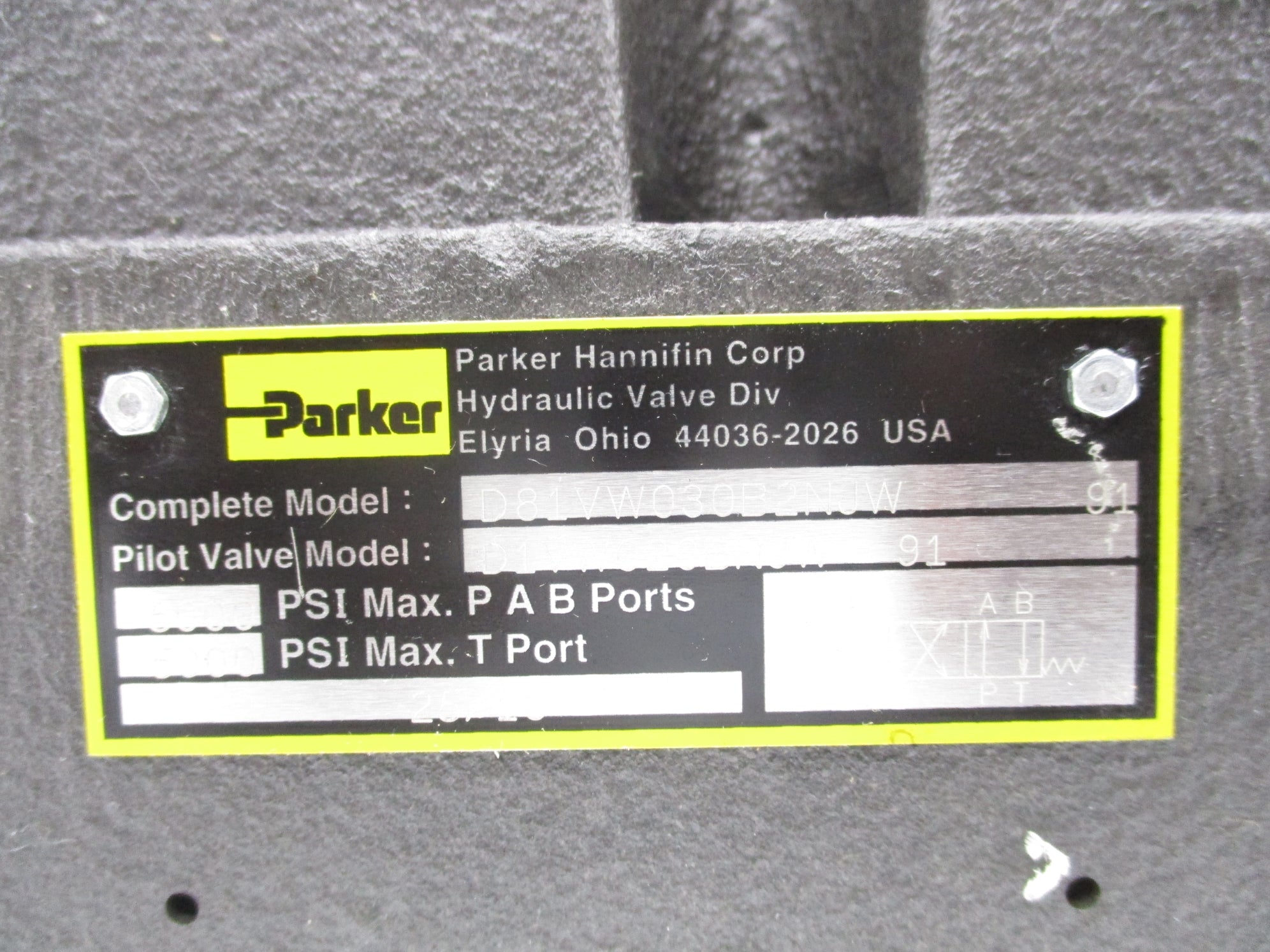 PARKER D81VW030B2NJW 24V NSNP
