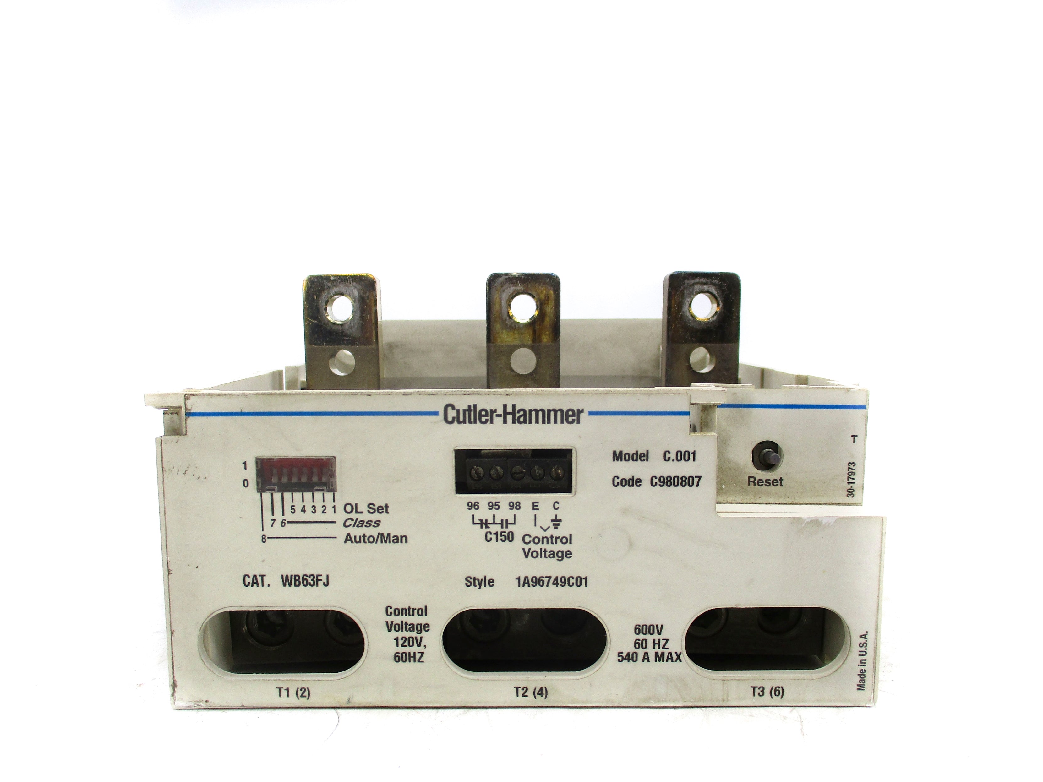 CUTLER HAMMER WB63FJ 540A 120V UNMP