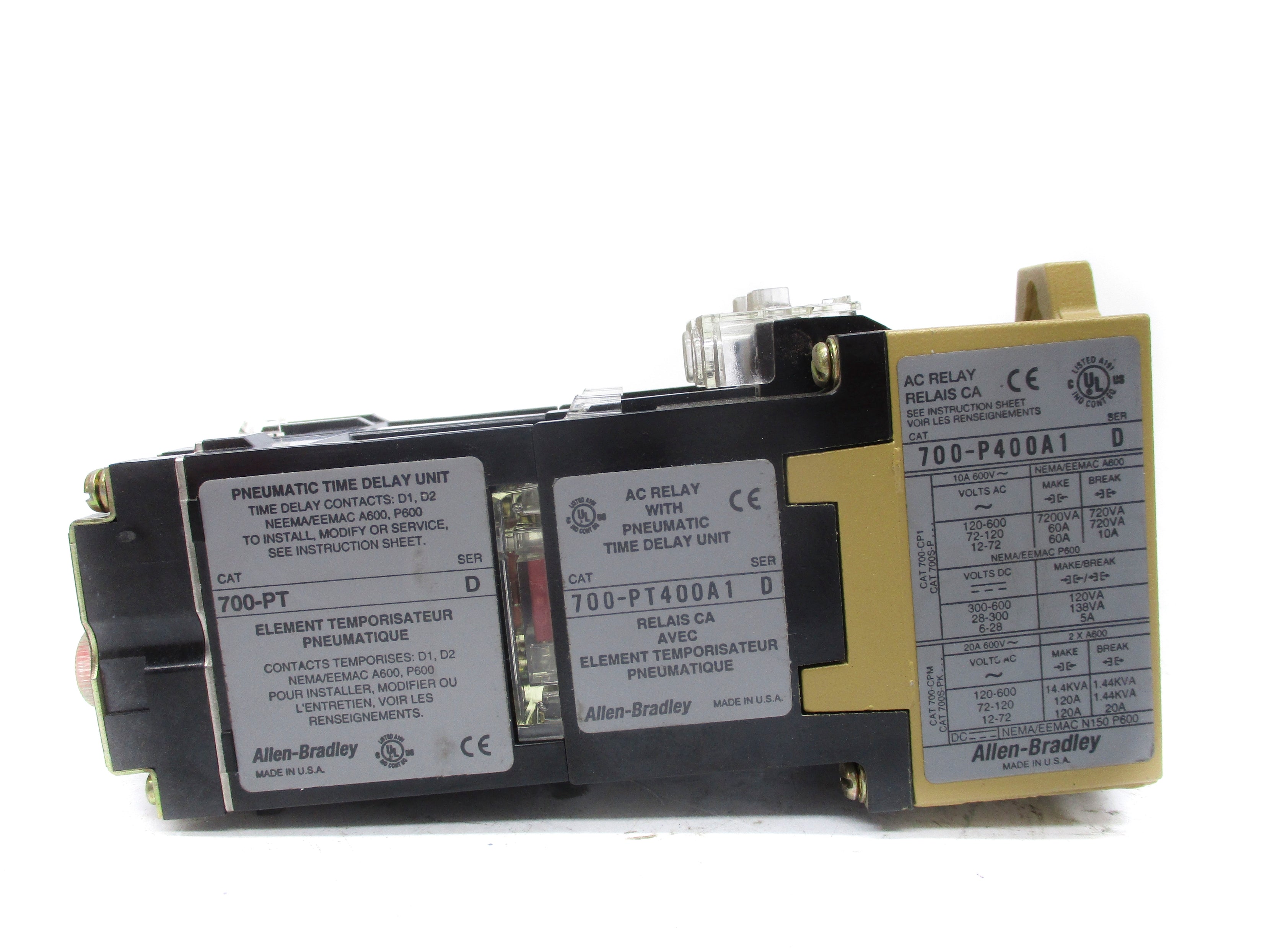 INDUSTRIAL SPARE PART 700-PT400A1 SER. D 110/115-120V NSNP