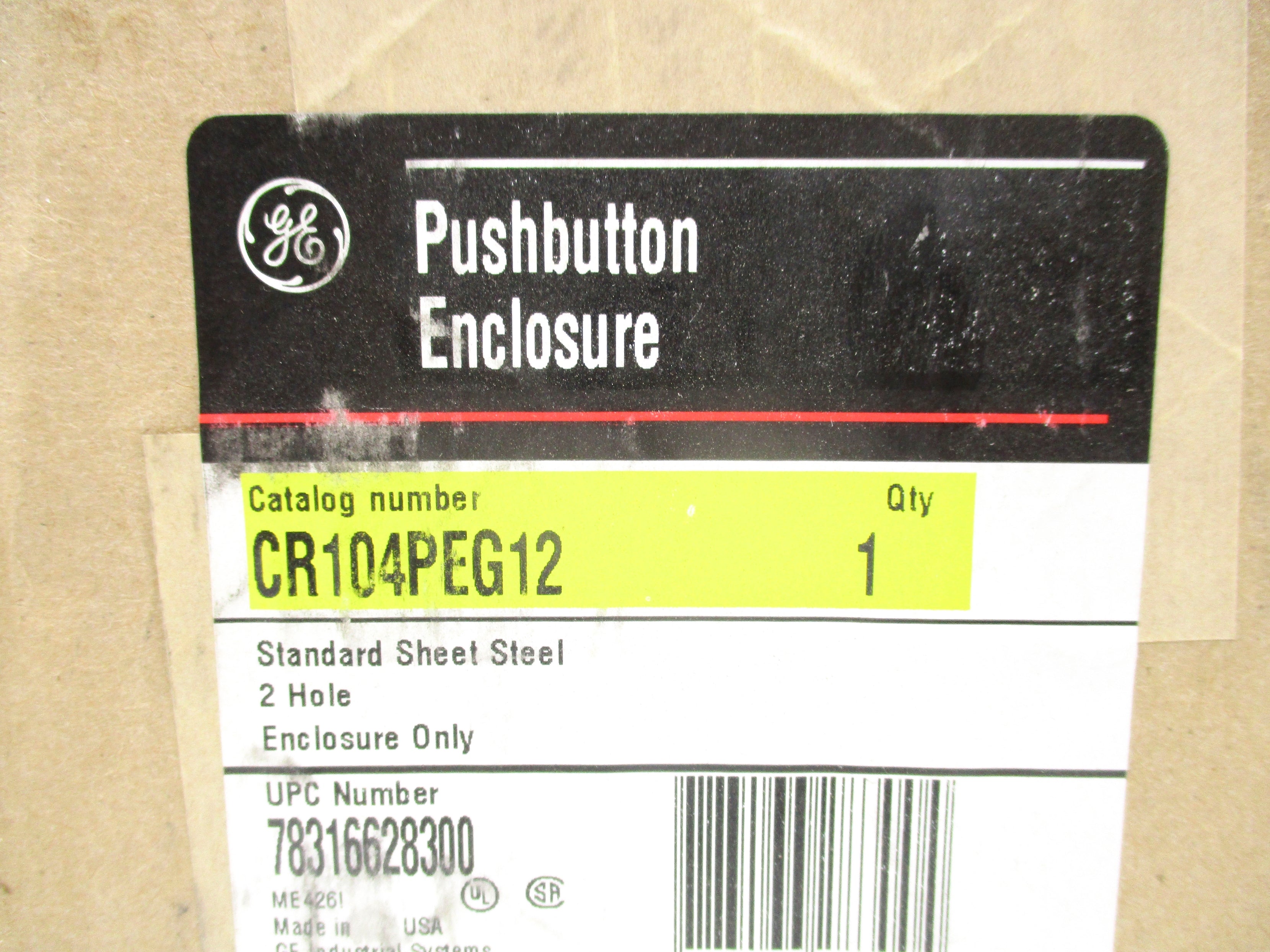 GENERAL ELECTRIC CR104PEG12 (BK/YL) NSFS