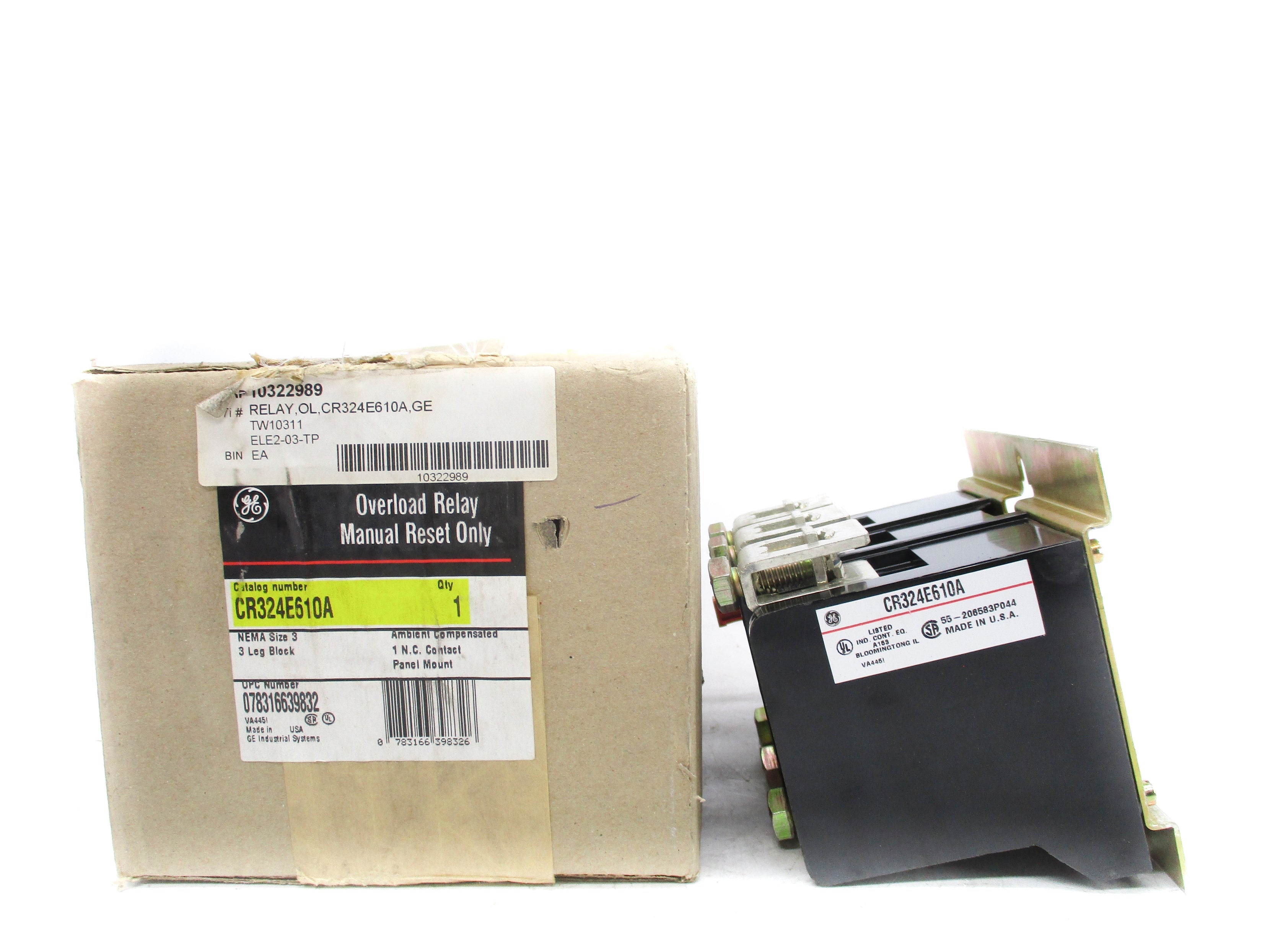 GENERAL ELECTRIC CR324E610A NSMP