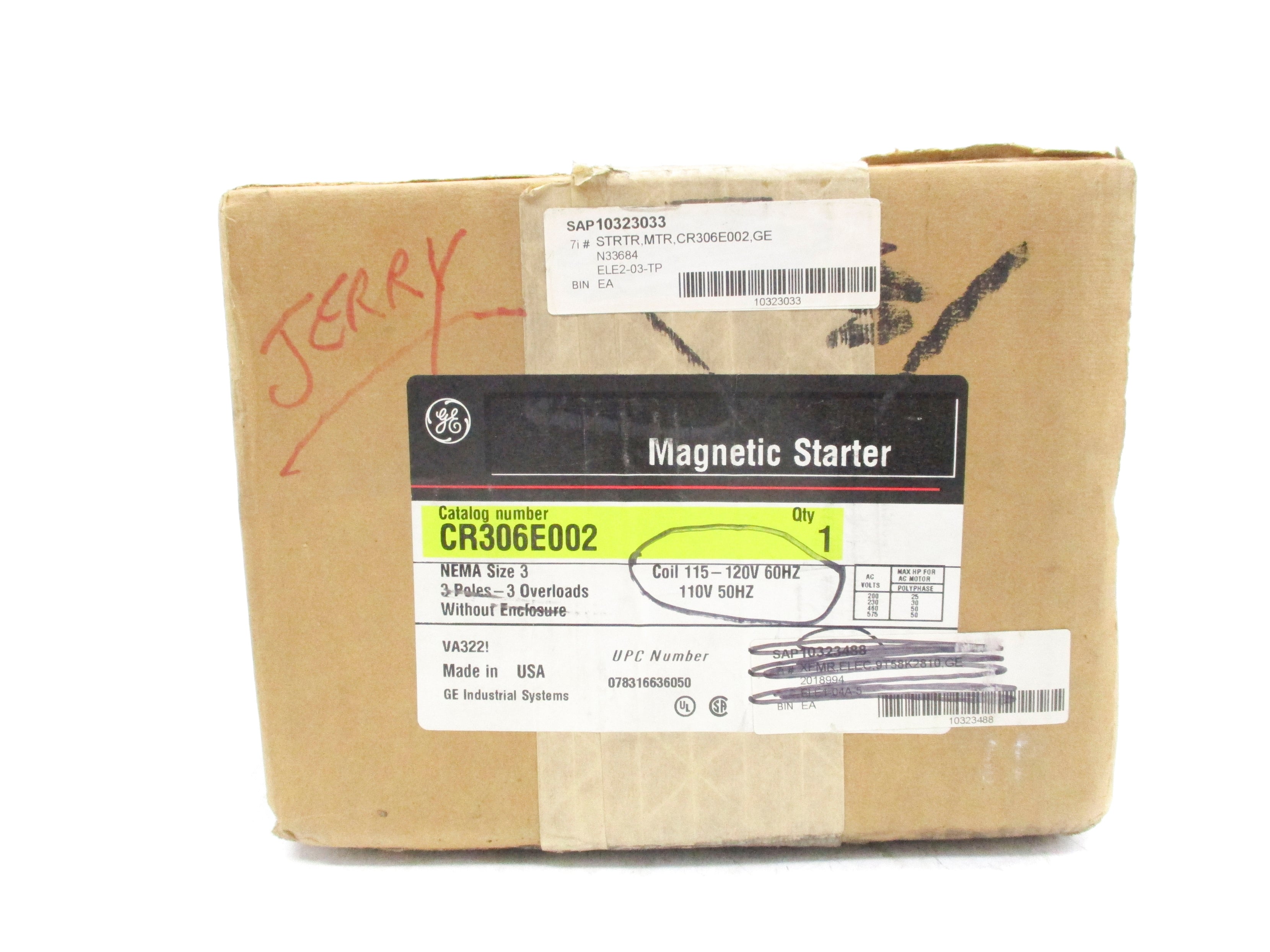 GENERAL ELECTRIC CR306E002 NSFS