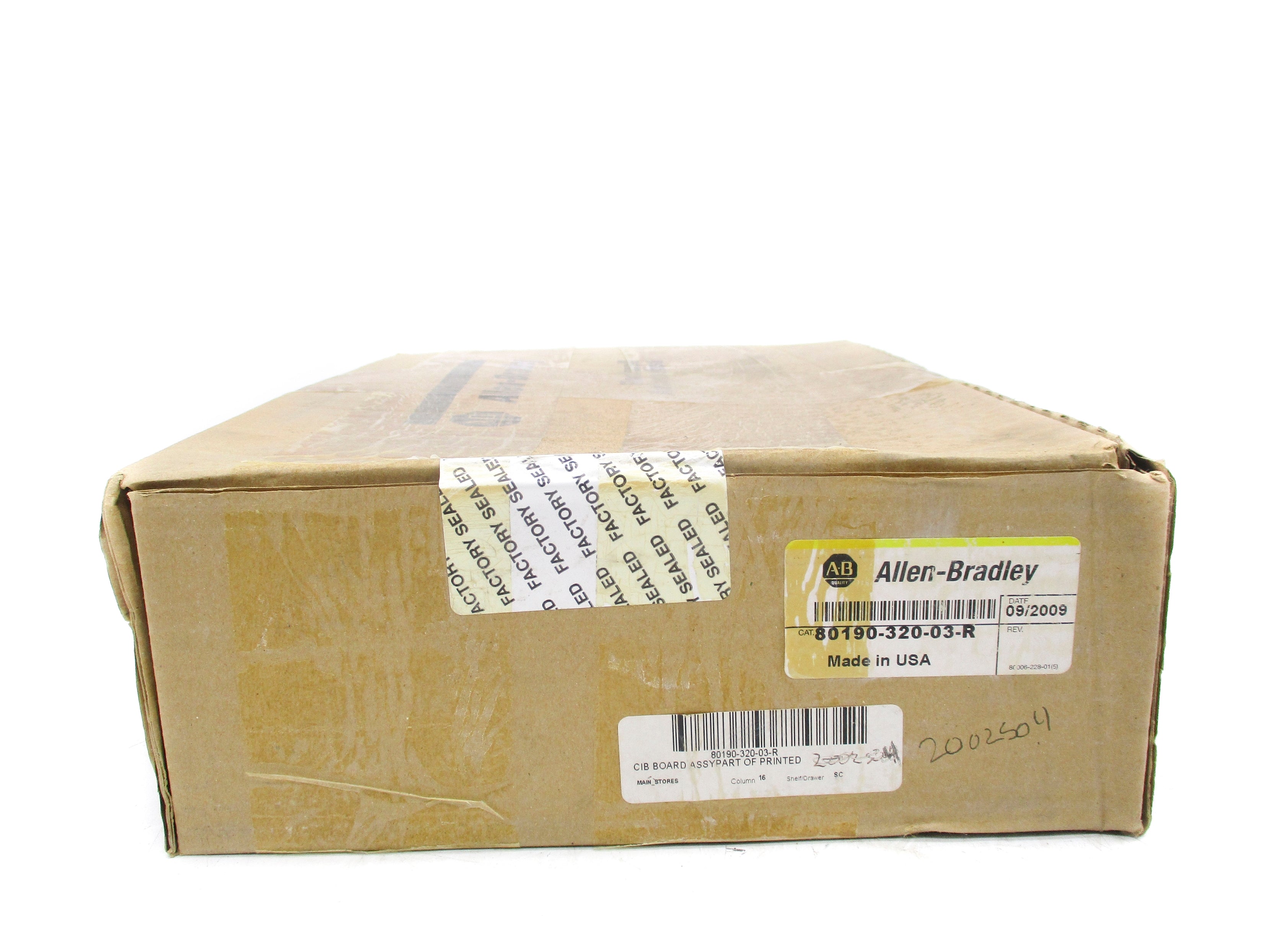 ALLEN BRADLEY 80190-320-03-R DATE: 2009 (BR/YL) NSFS