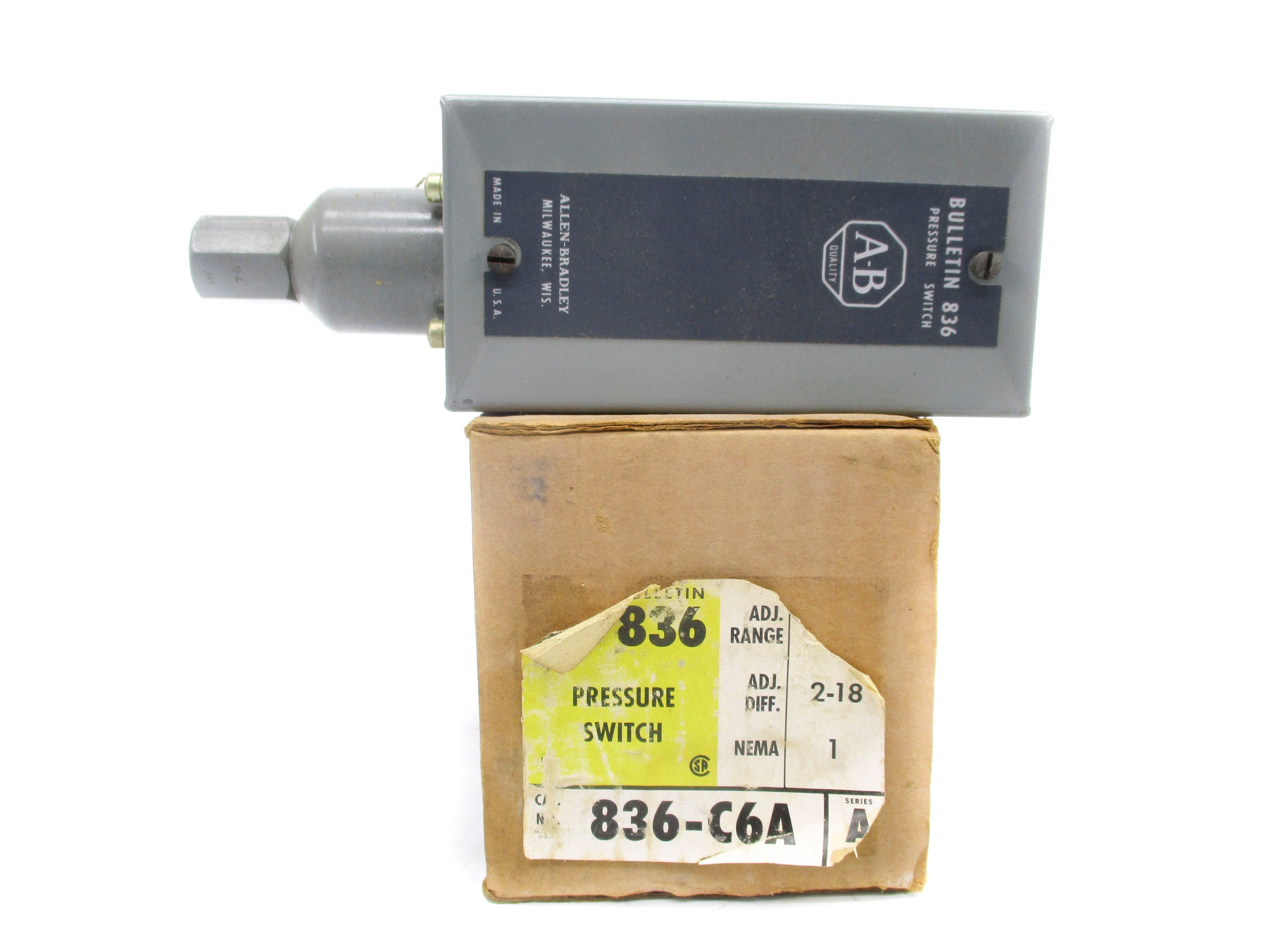 ALLEN BRADLEY 836-C6A SER. A (BR/YL) NSMP