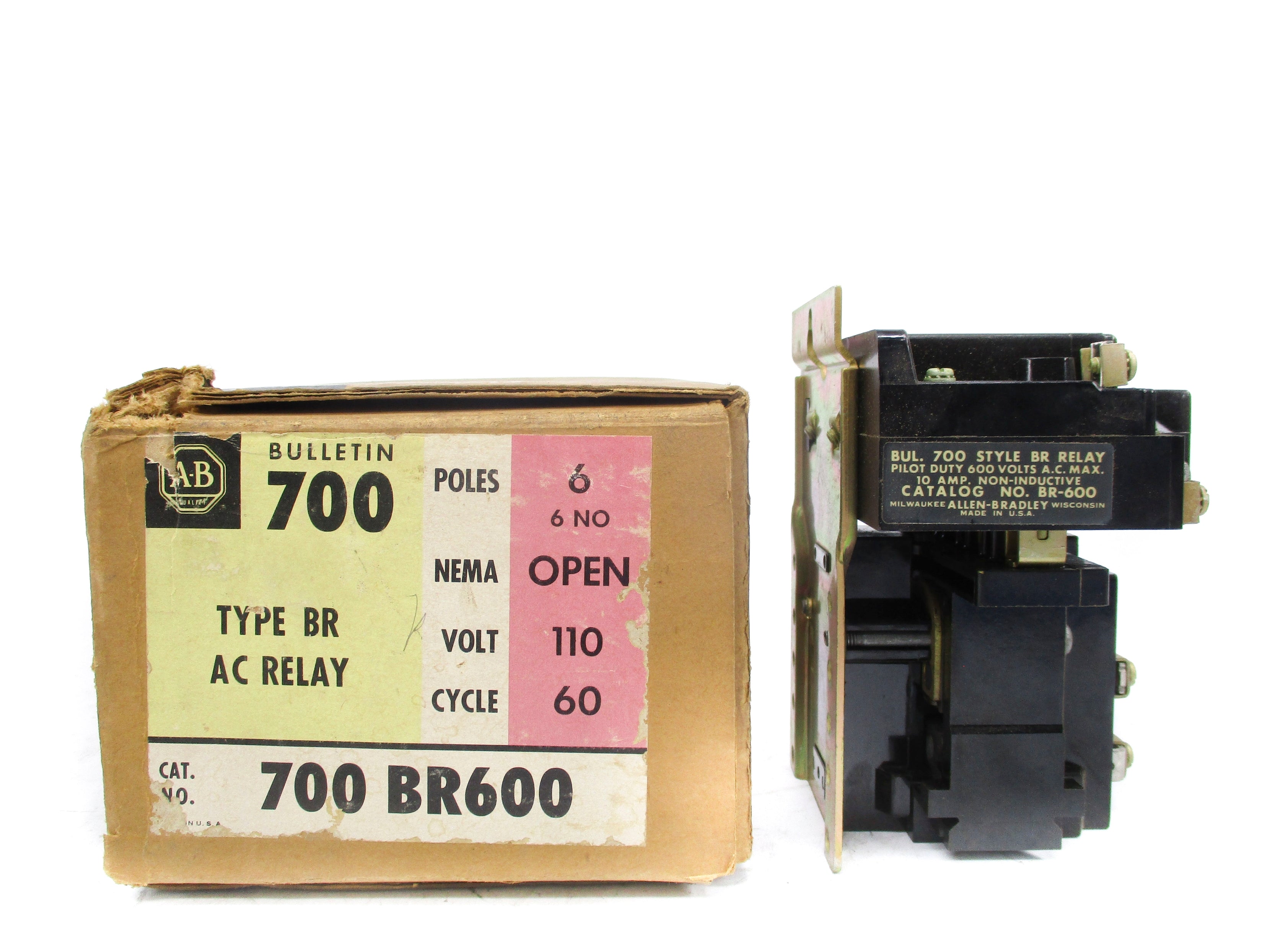 INDUSTRIAL SPARE PART 700BR600 110V (BR/YL) NSMP