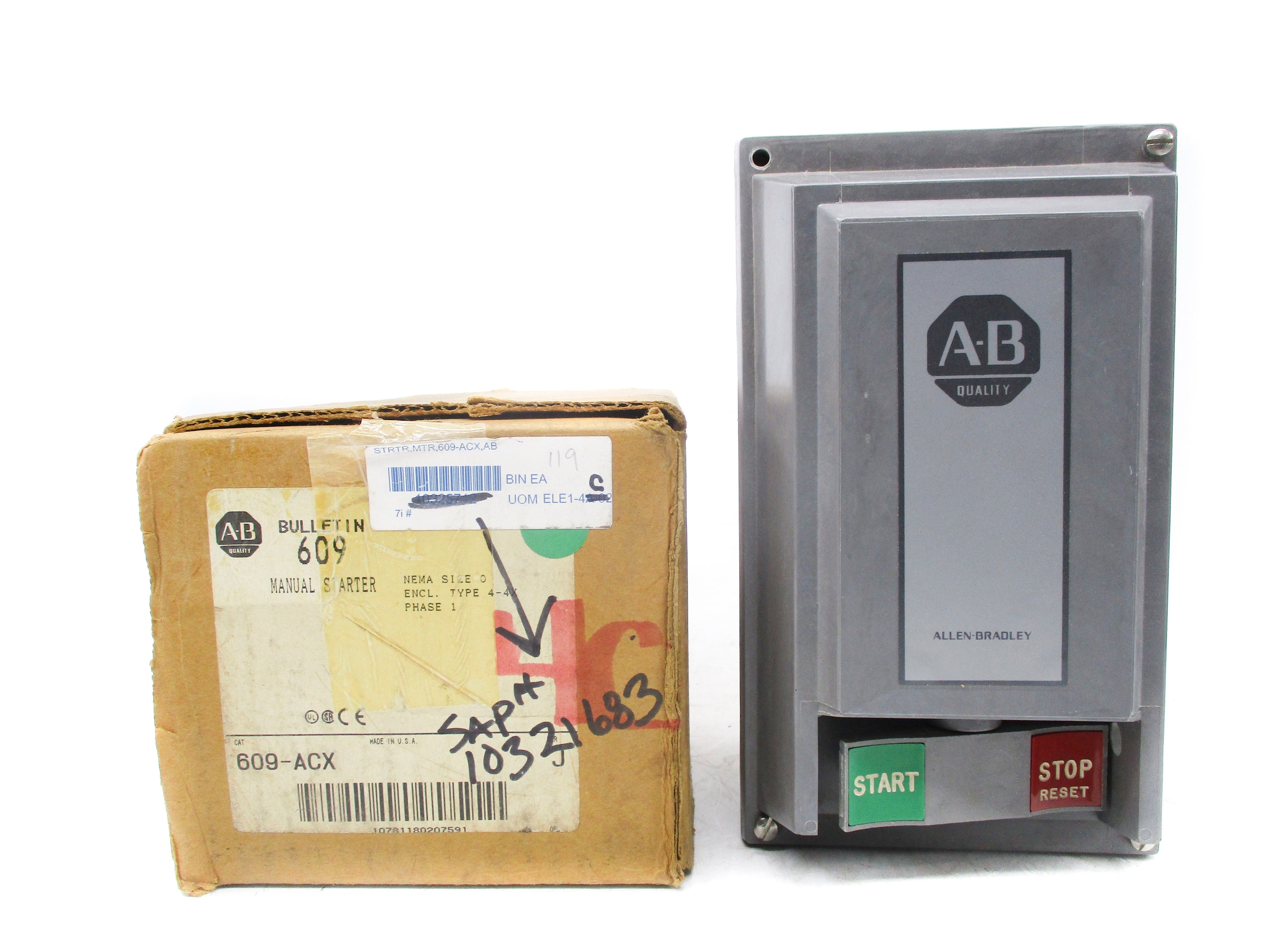 ALLEN BRADLEY 609-ACX SER. J (BR/WH) NSMP
