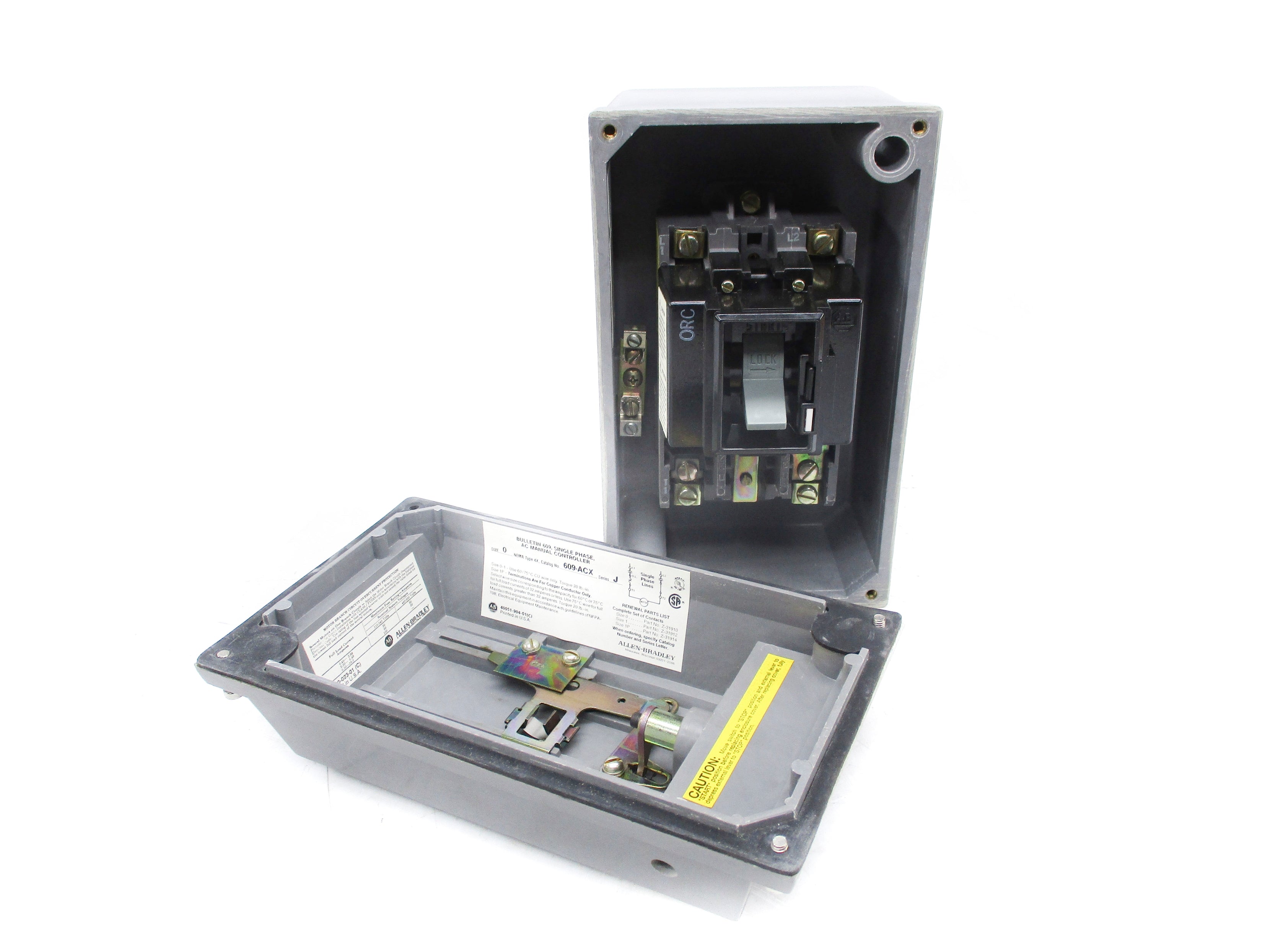 ALLEN BRADLEY 609-ACX SER. J (BR/WH) NSMP