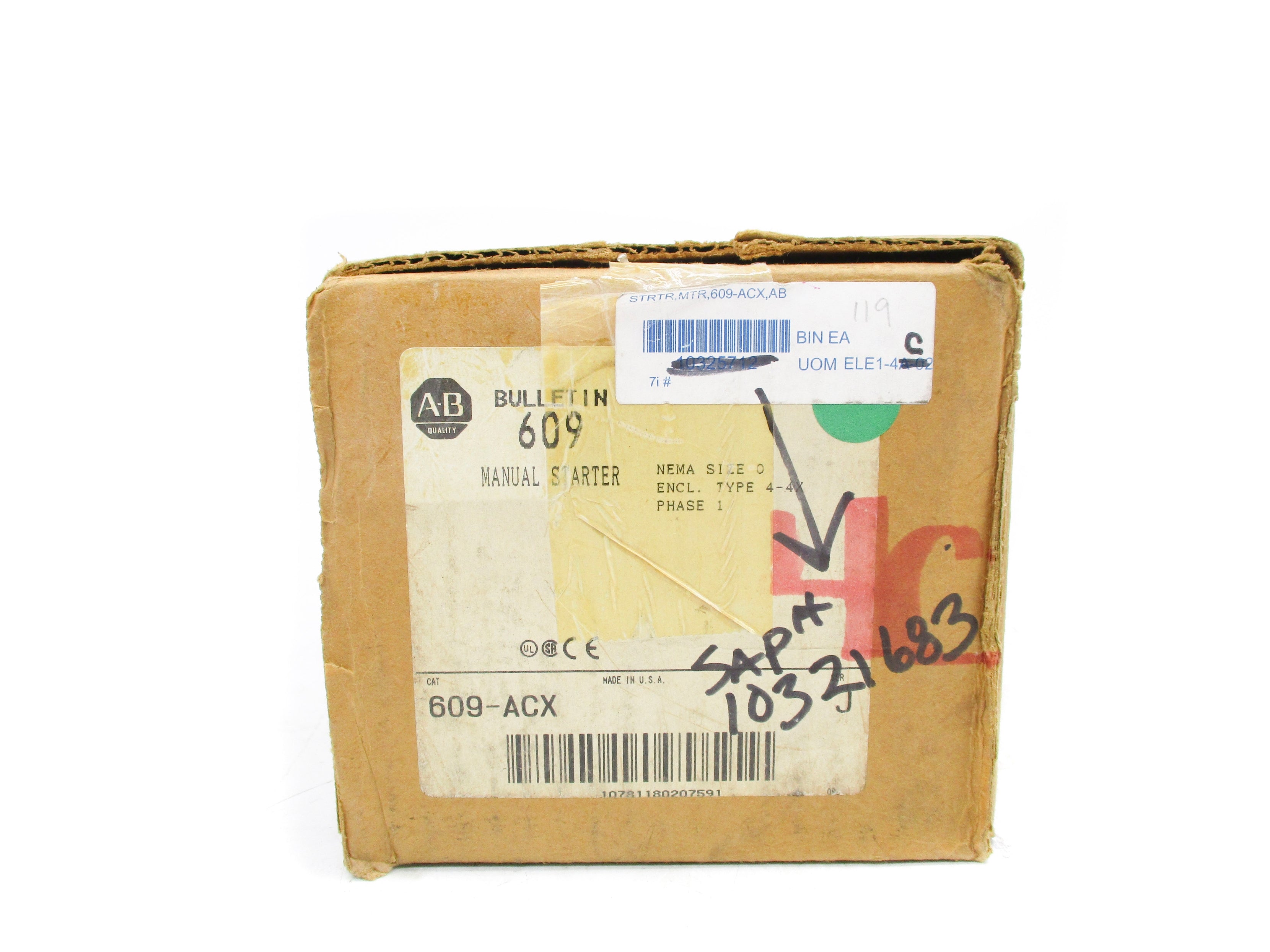 ALLEN BRADLEY 609-ACX SER. J (BR/WH) NSMP