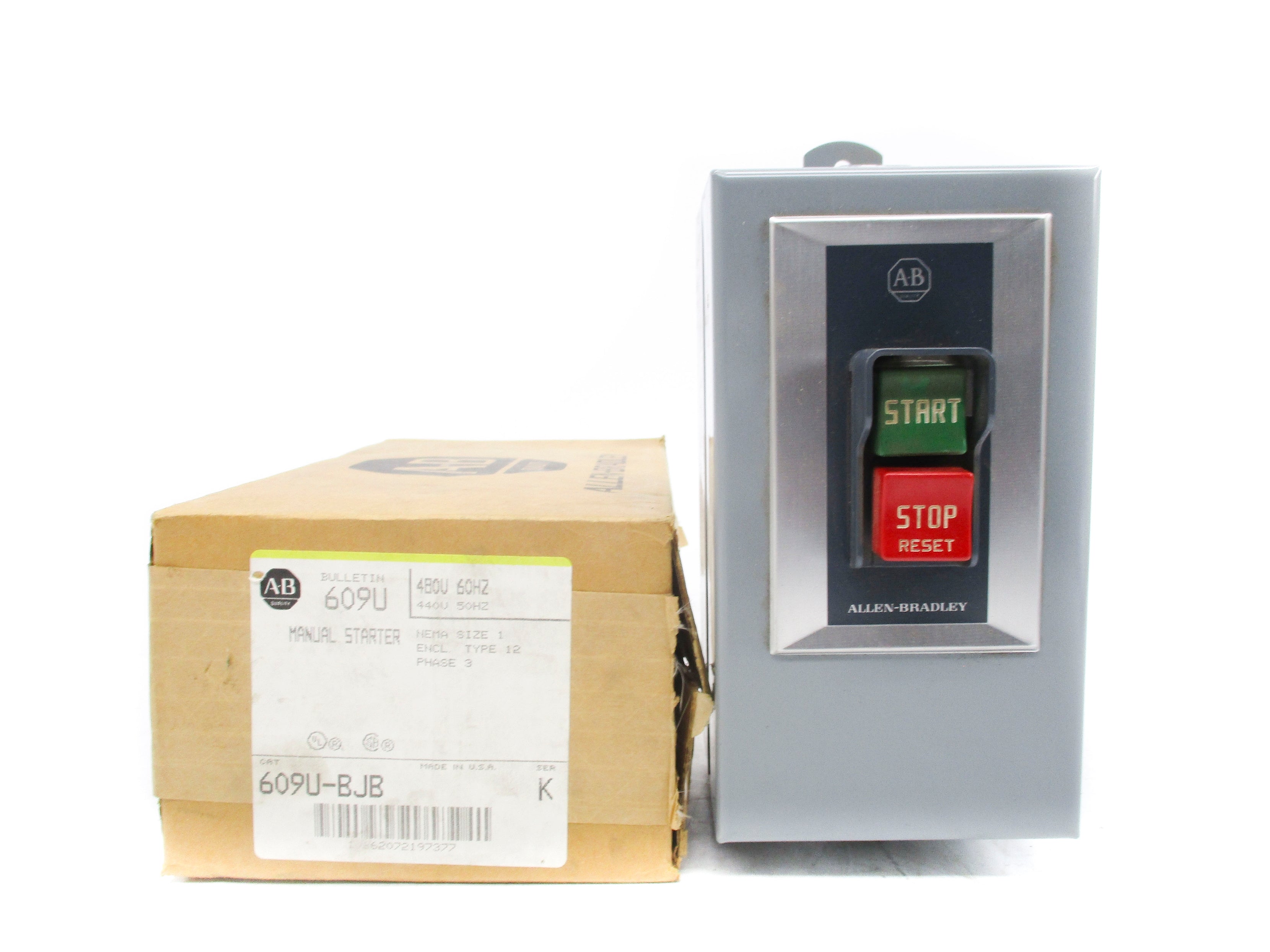 ALLEN BRADLEY 609U-BJB SER. K (BR/YL) NSMP