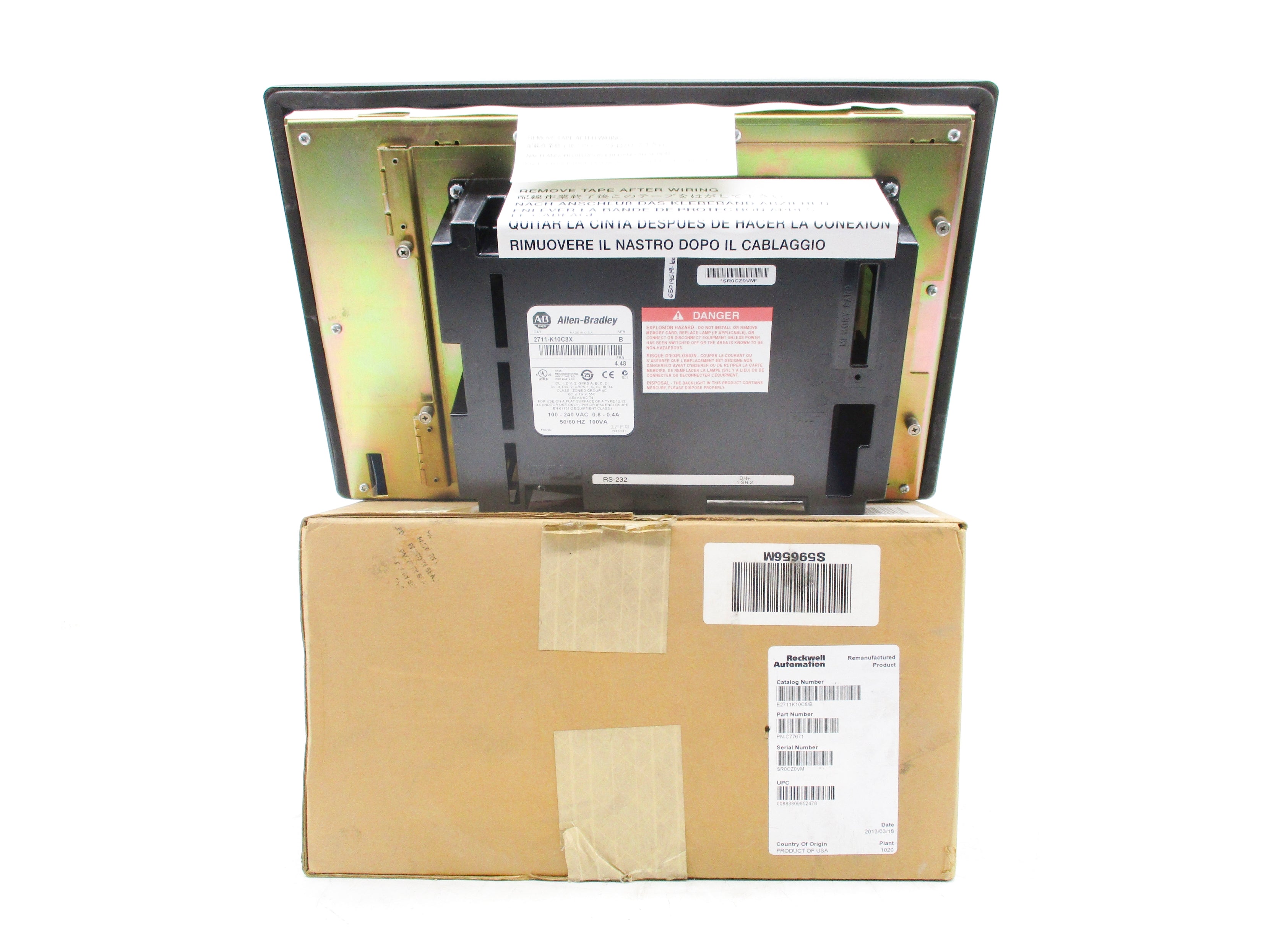 ALLEN BRADLEY E2711-K10C8X SER. B REMAN