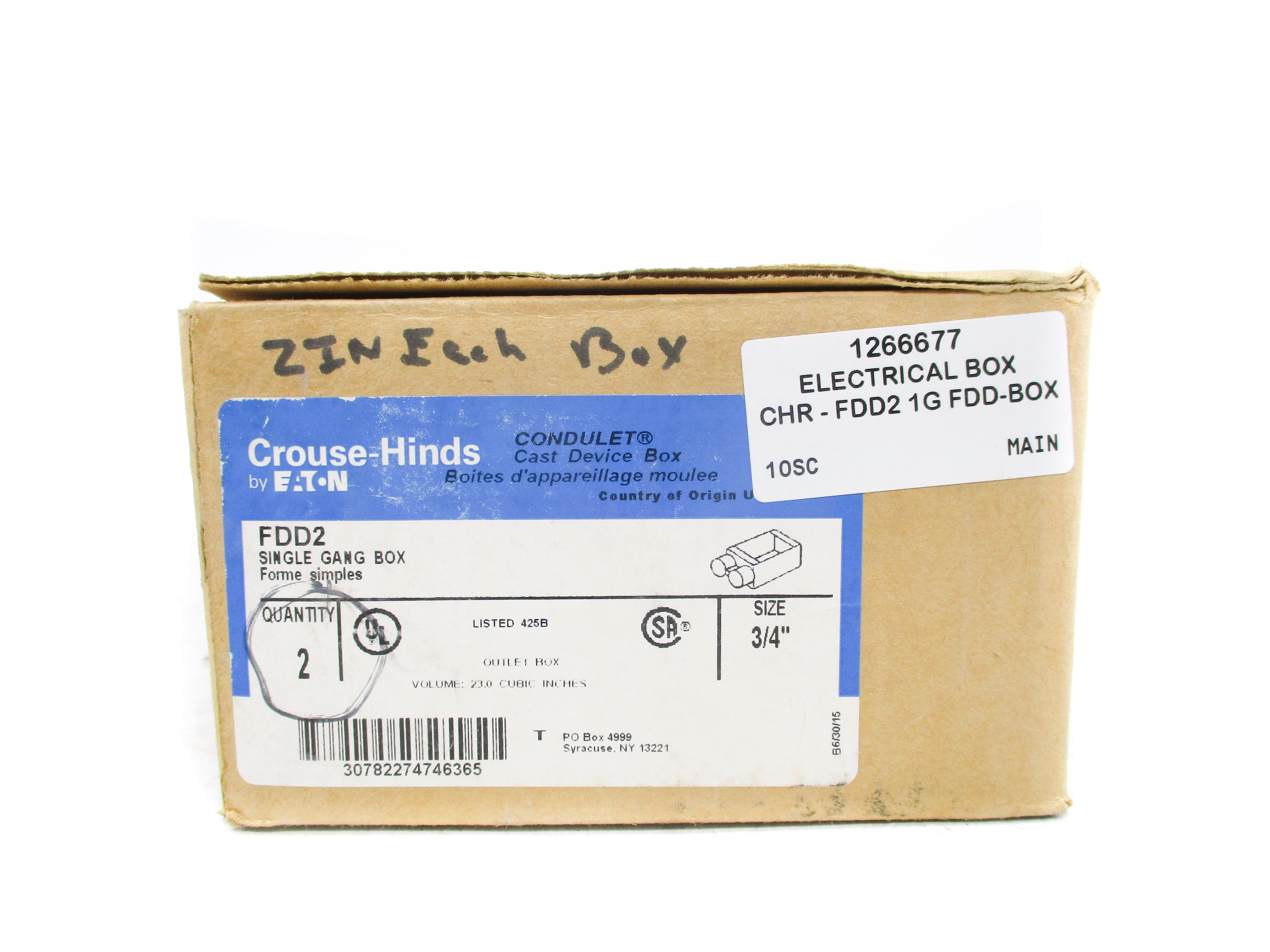 CROUSE HINDS FDD2 (PKG OF 2) NSMP