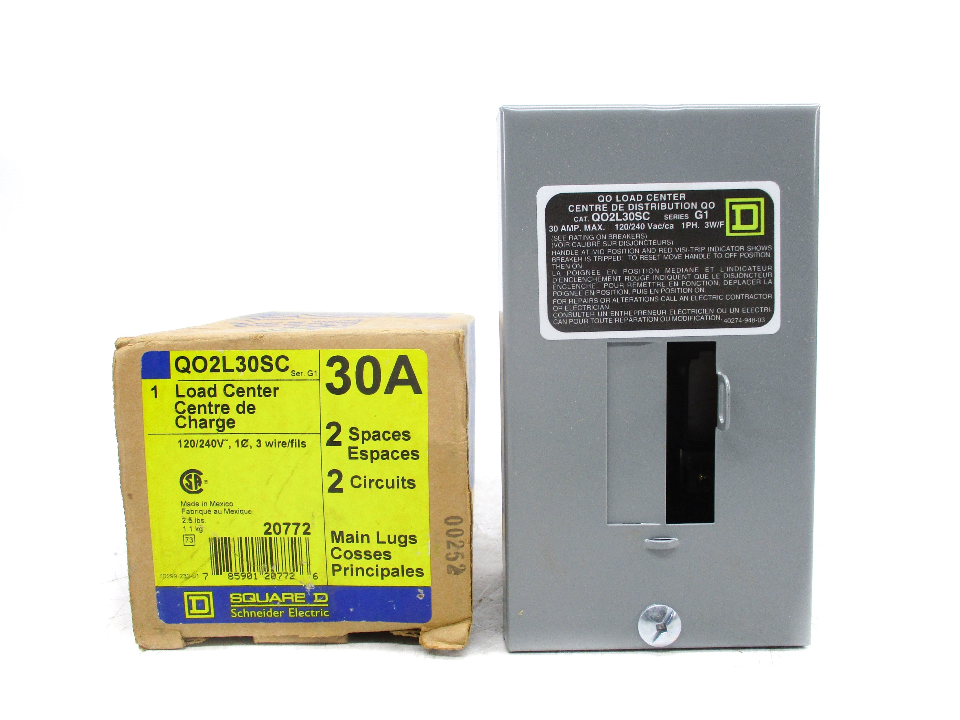 SQUARE D QO2L30SC SER. G1 NSMP