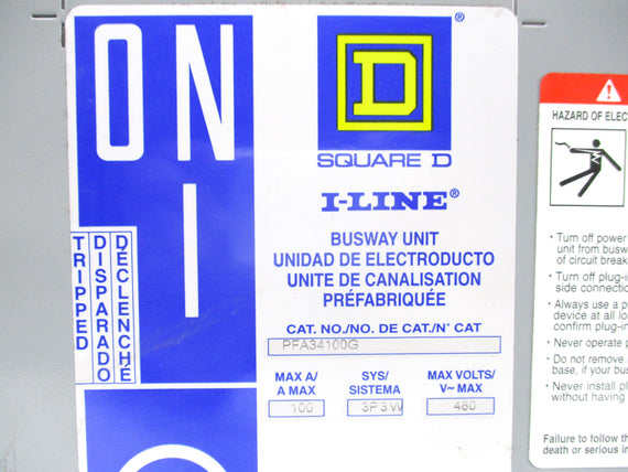 SQUARE D PFA34100G NSNP