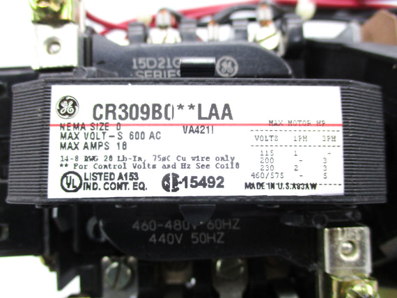GENERAL ELECTRIC CR309B0**LAA NSNP