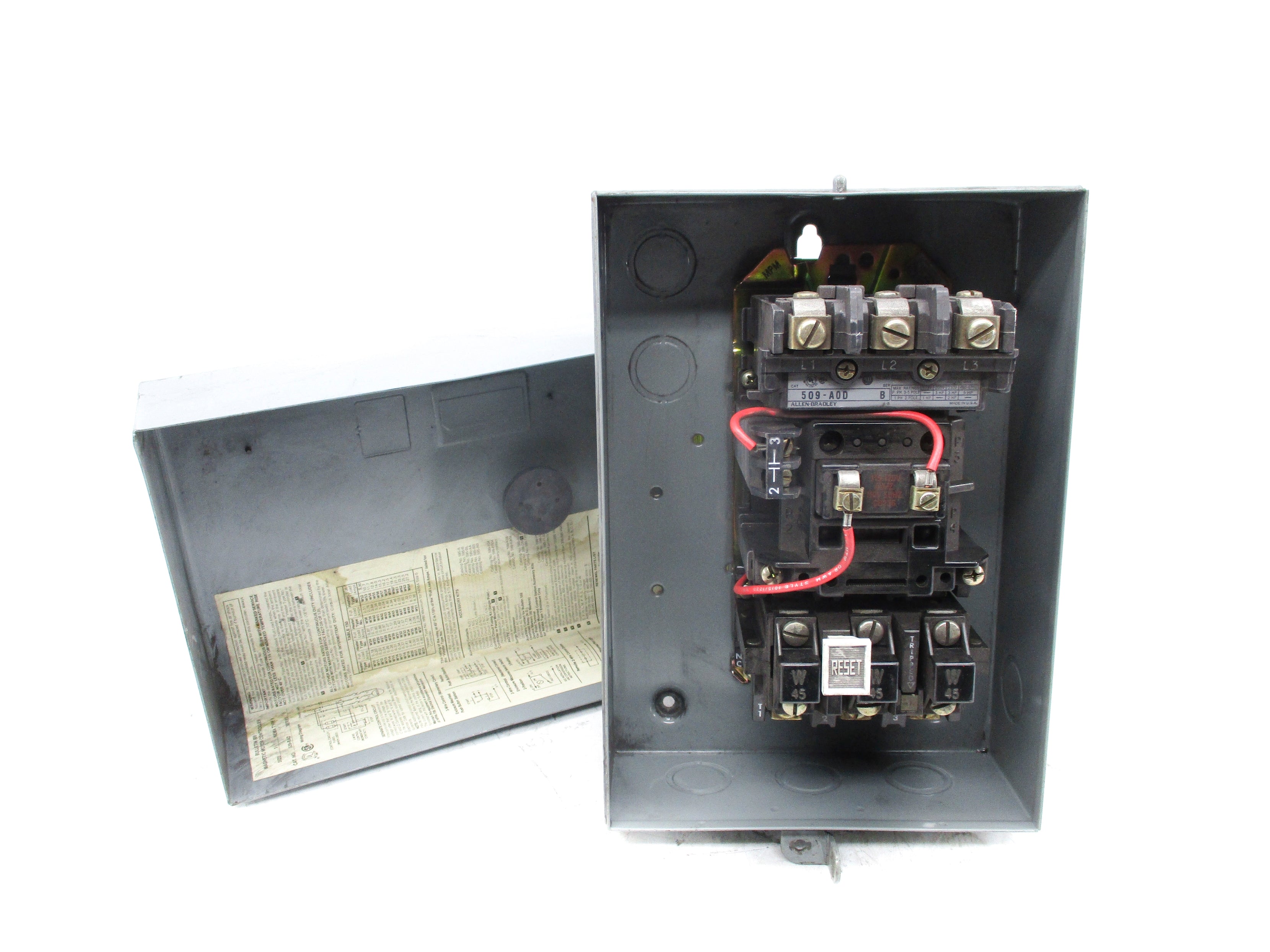 ALLEN BRADLEY 509-BAD SER. B NSNP