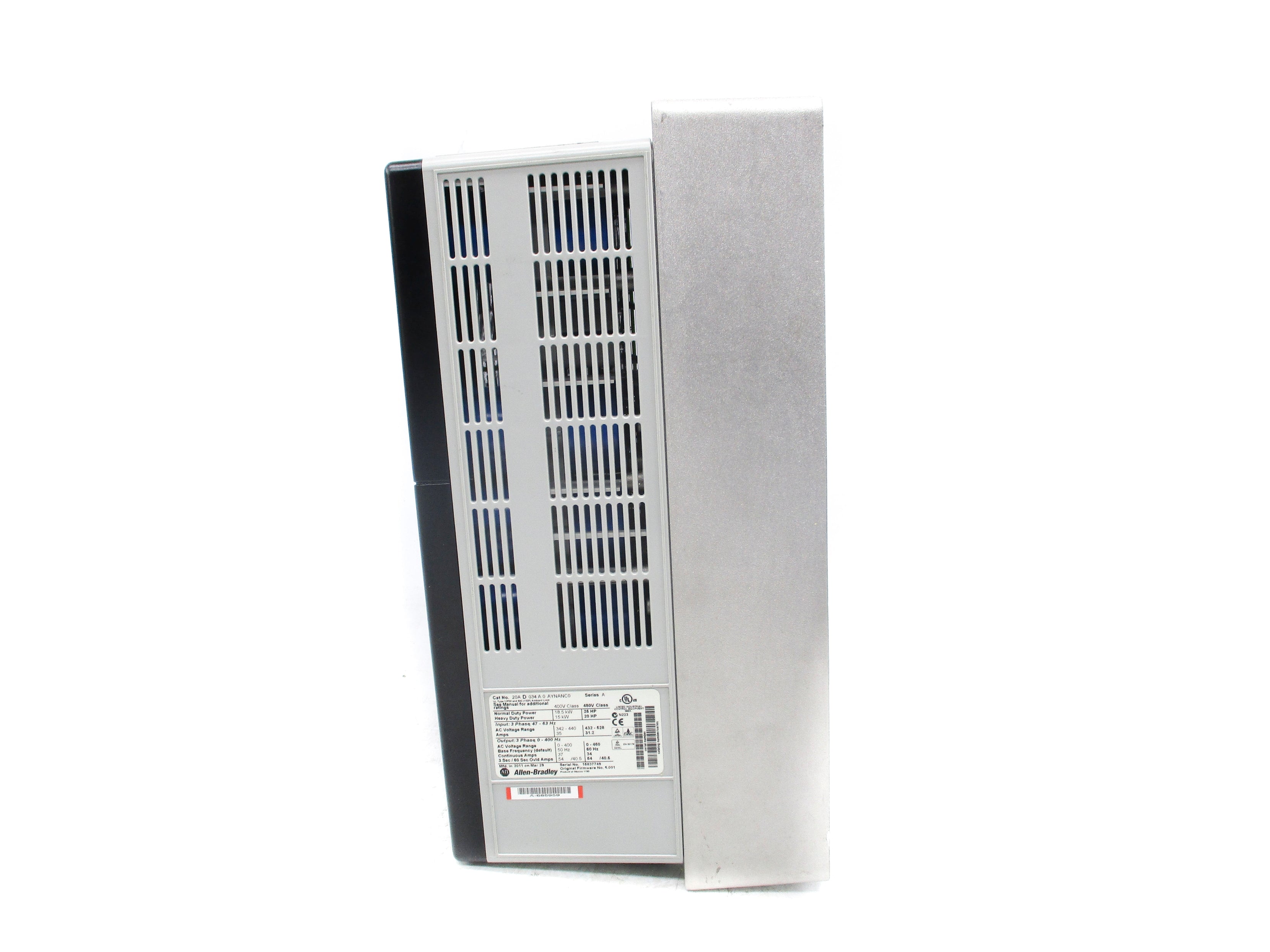 ALLEN BRADLEY 20AD034A0AYNANC0 SER. A F/W 5.001 UNMP