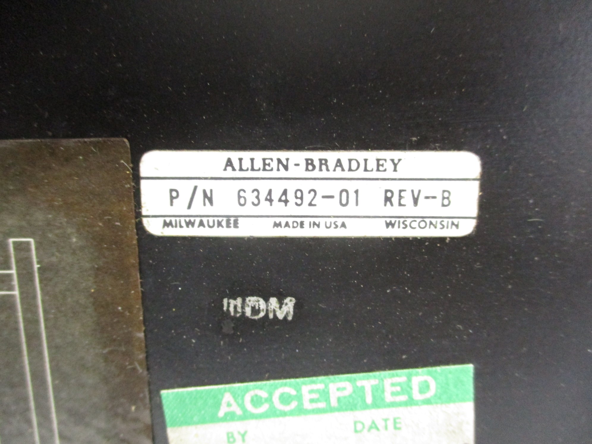 INDUSTRIAL SPARE PART 634492-01 (AS PICTURED) NSNP