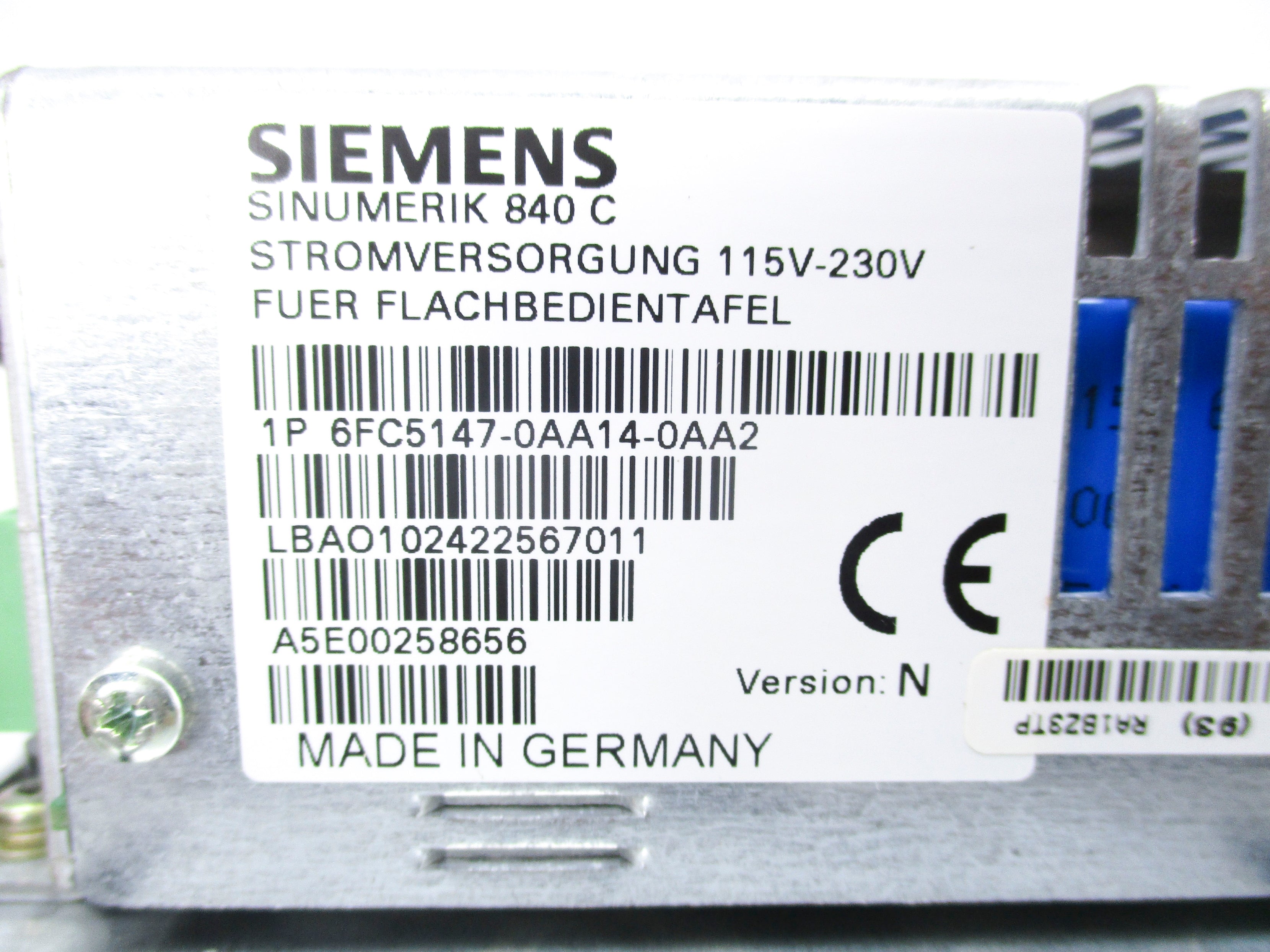 SIEMENS 6FC5147-0AA14-0AA2 UNMP