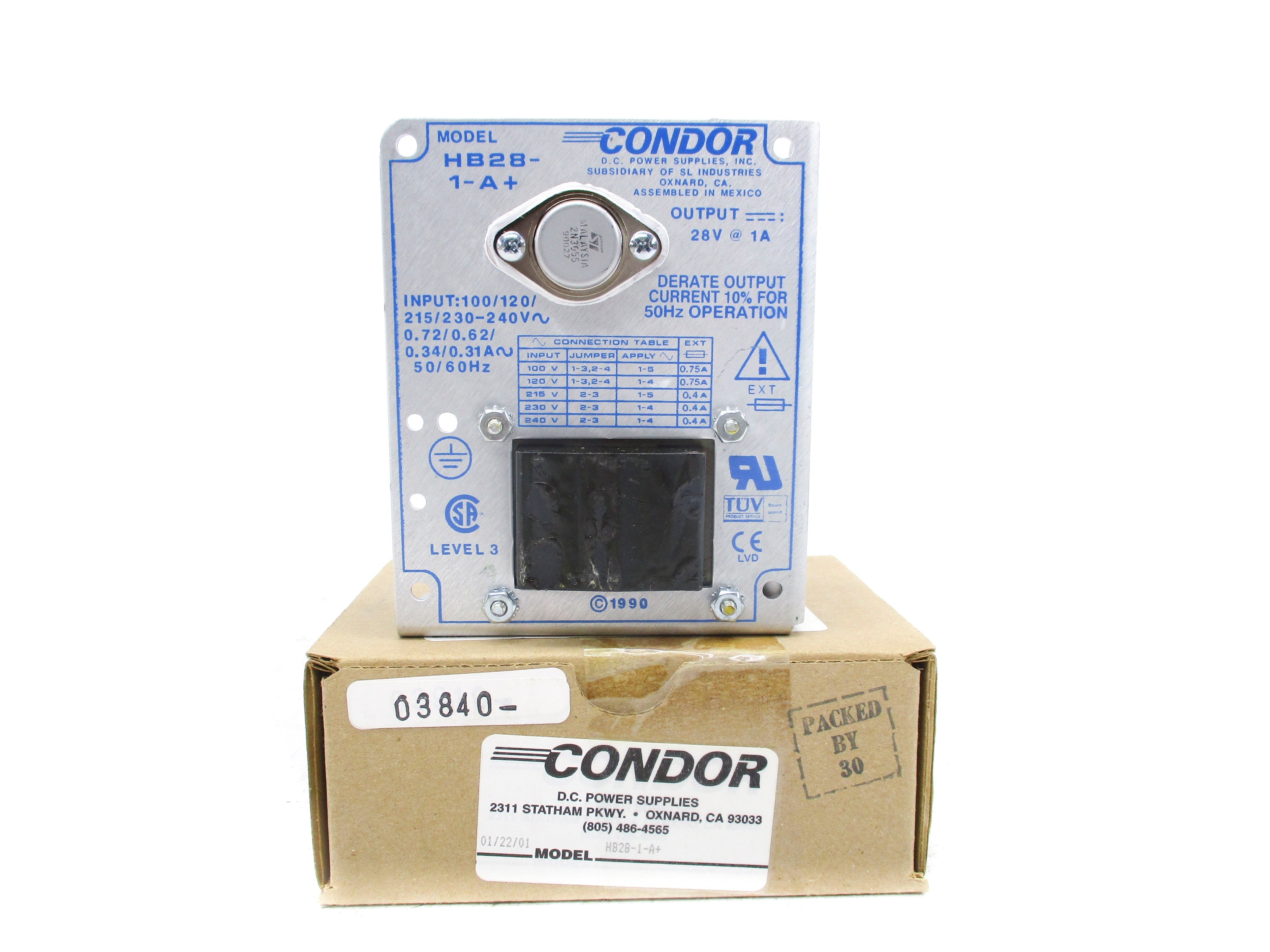 CONDOR HB28-1-A+ NSMP