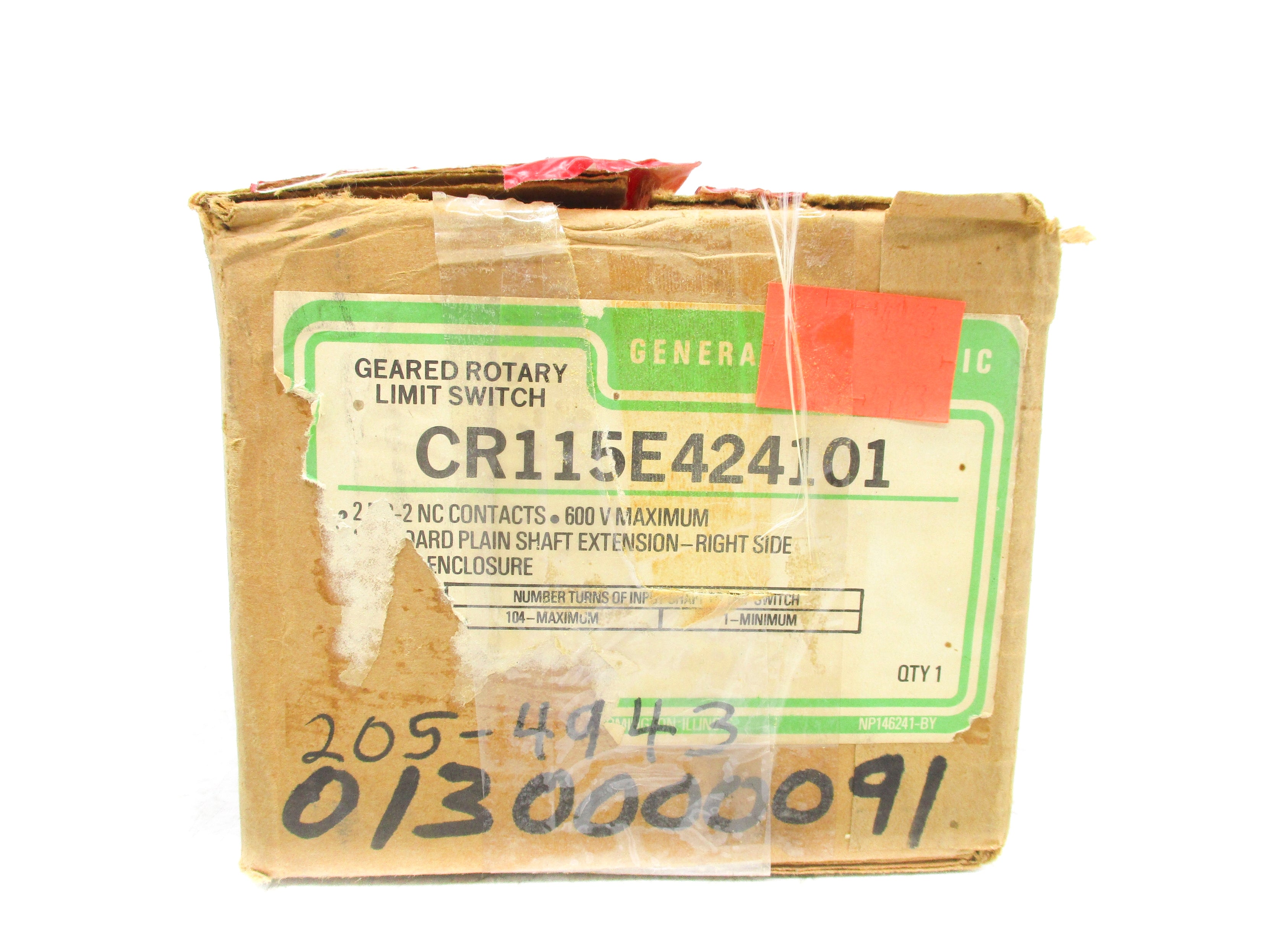 GENERAL ELECTRIC CR115E424101 NSMP