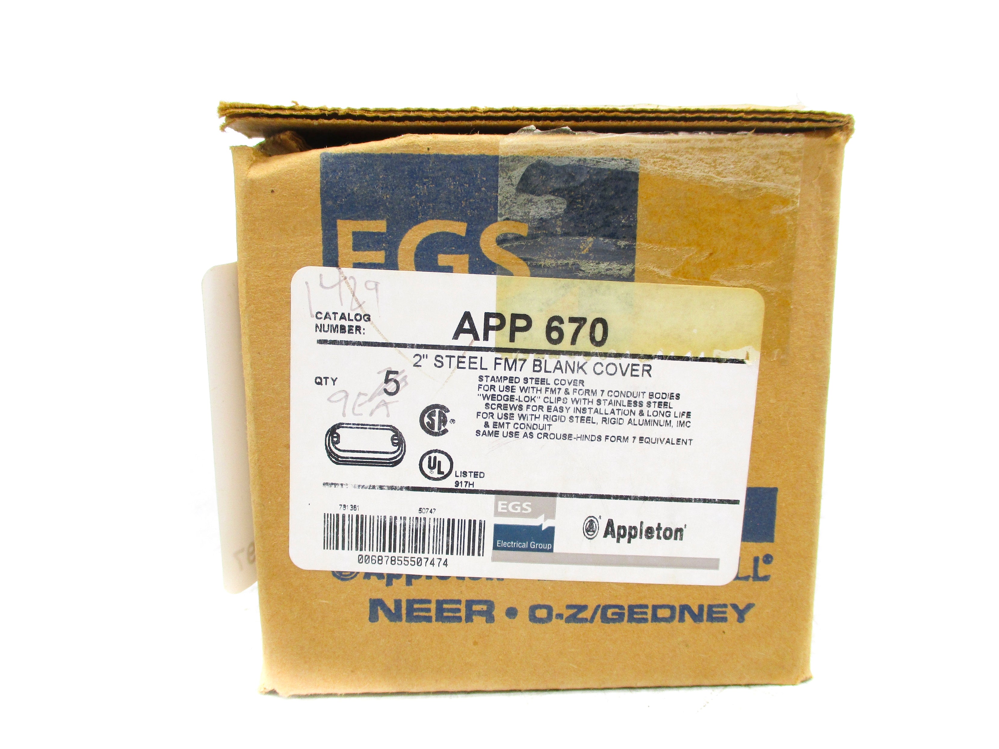 APPLETON 670 (PKG OF 5) NSMP